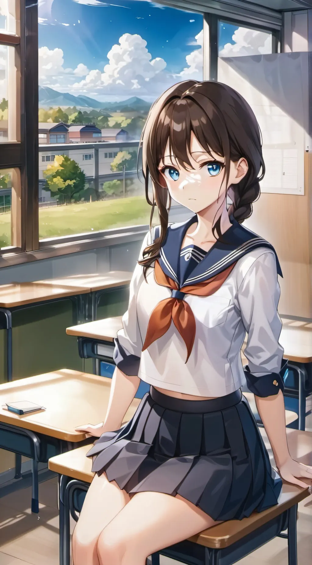 ai character: Lusy background