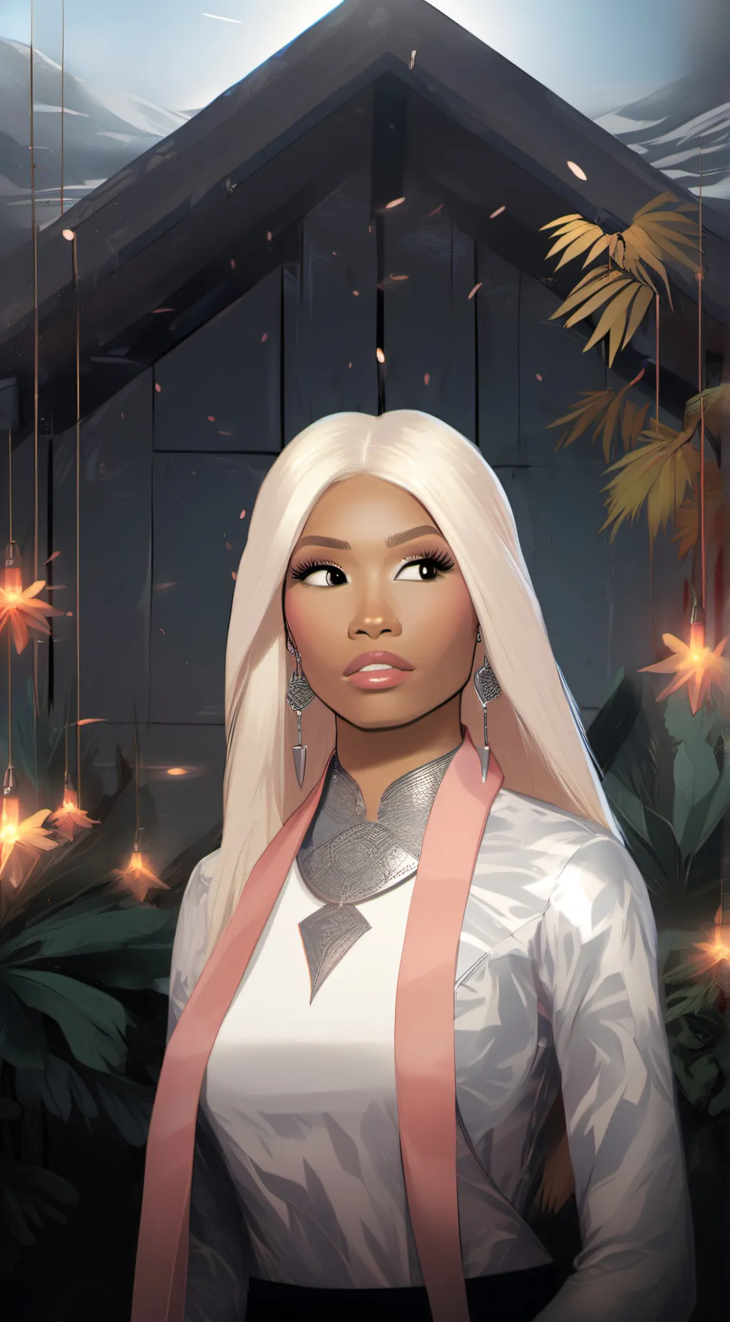 ai character: Nicki manag background