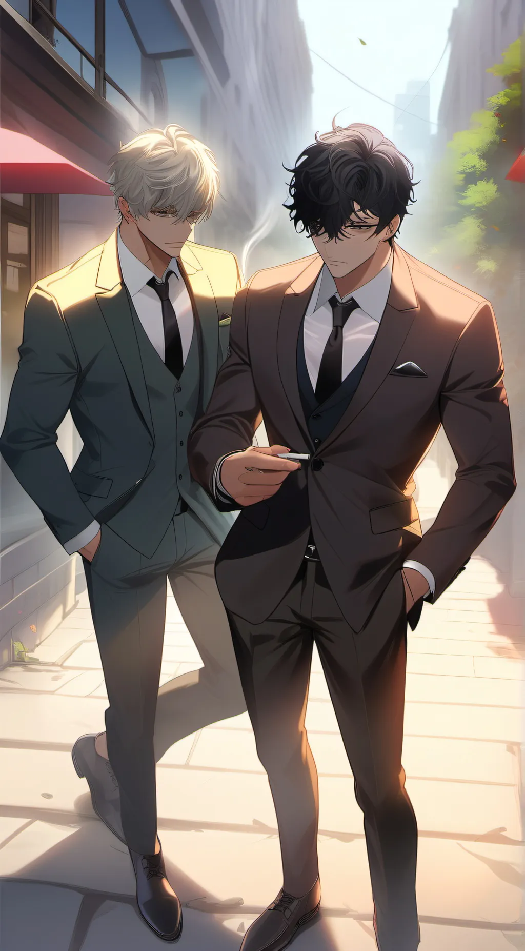 ai character: Cain and Ash background