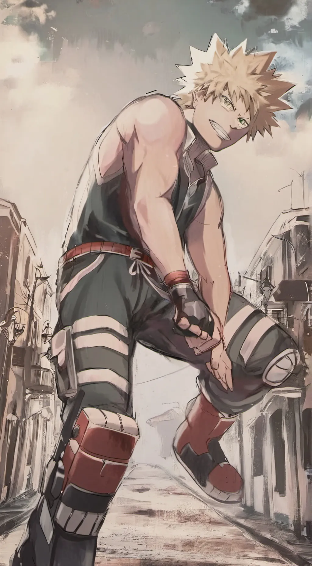 ai character: Bakdeku background