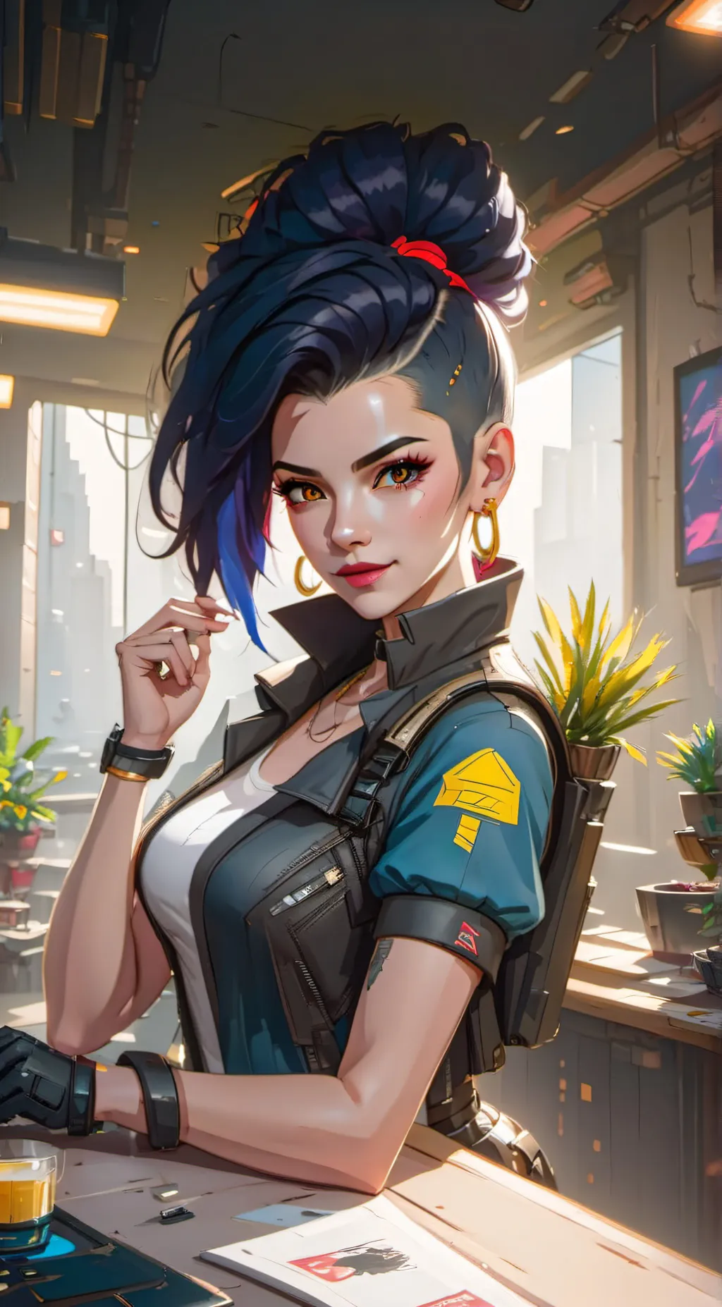 ai character: Trudy (Judy's sis) background