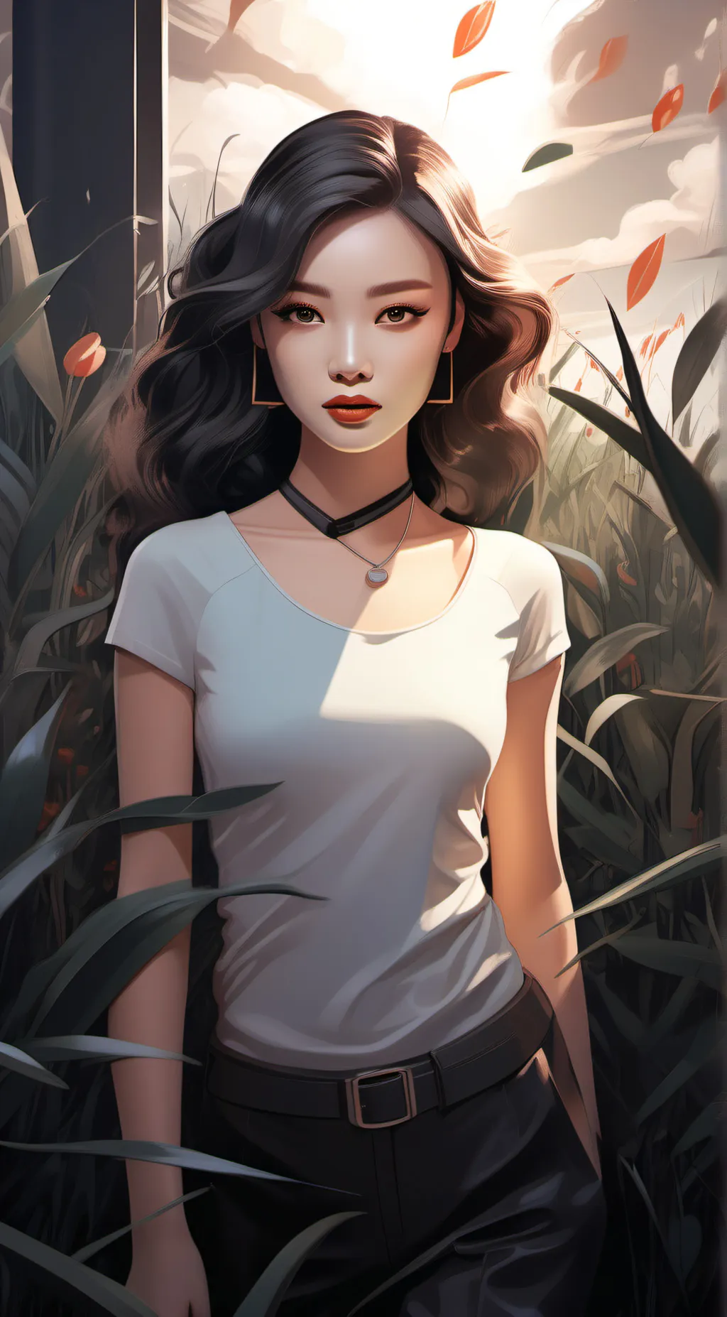 ai character: •°=Leah=°• background