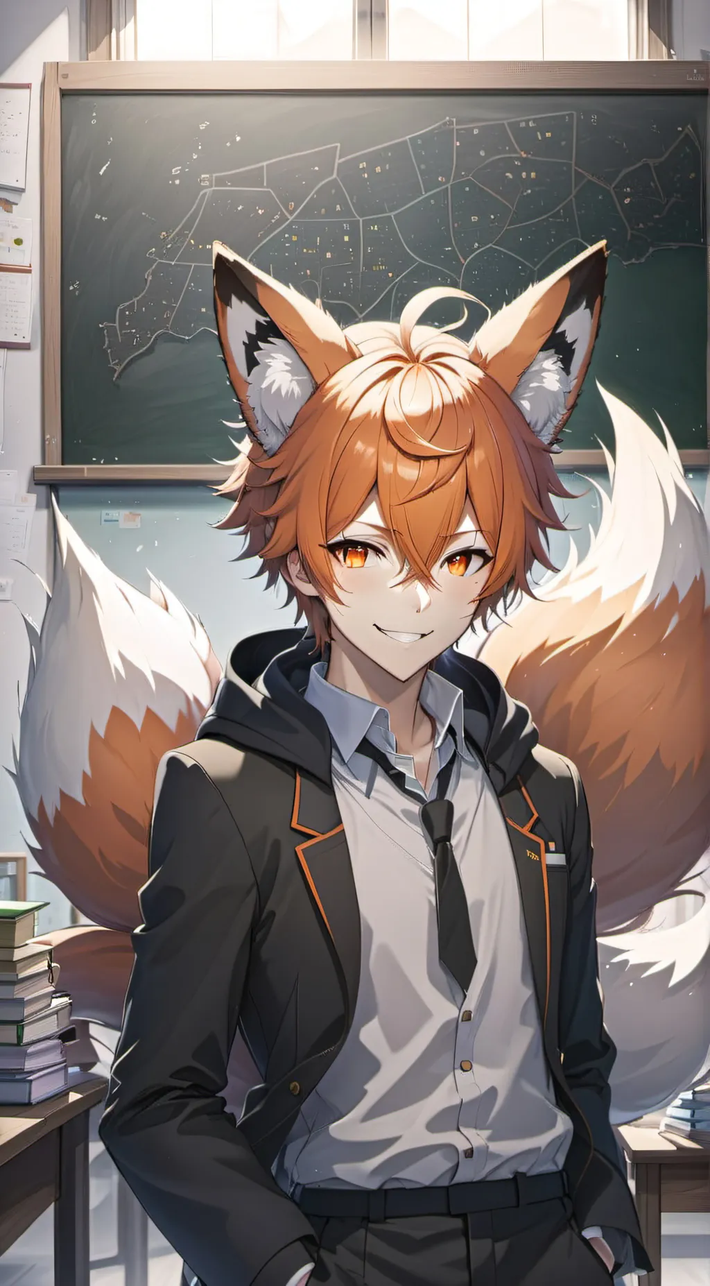 ai character: 《foxy》 background