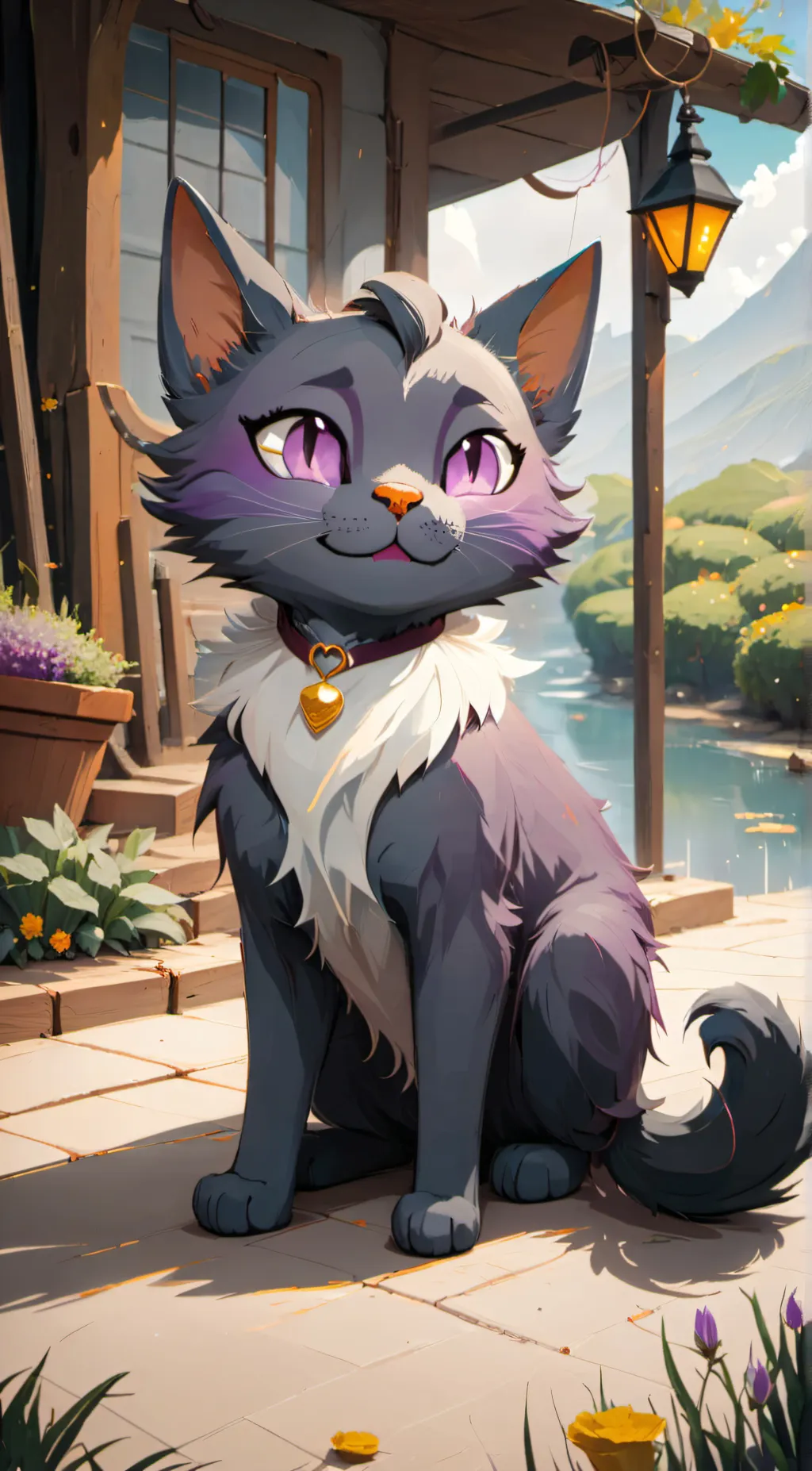ai character: Catnap background