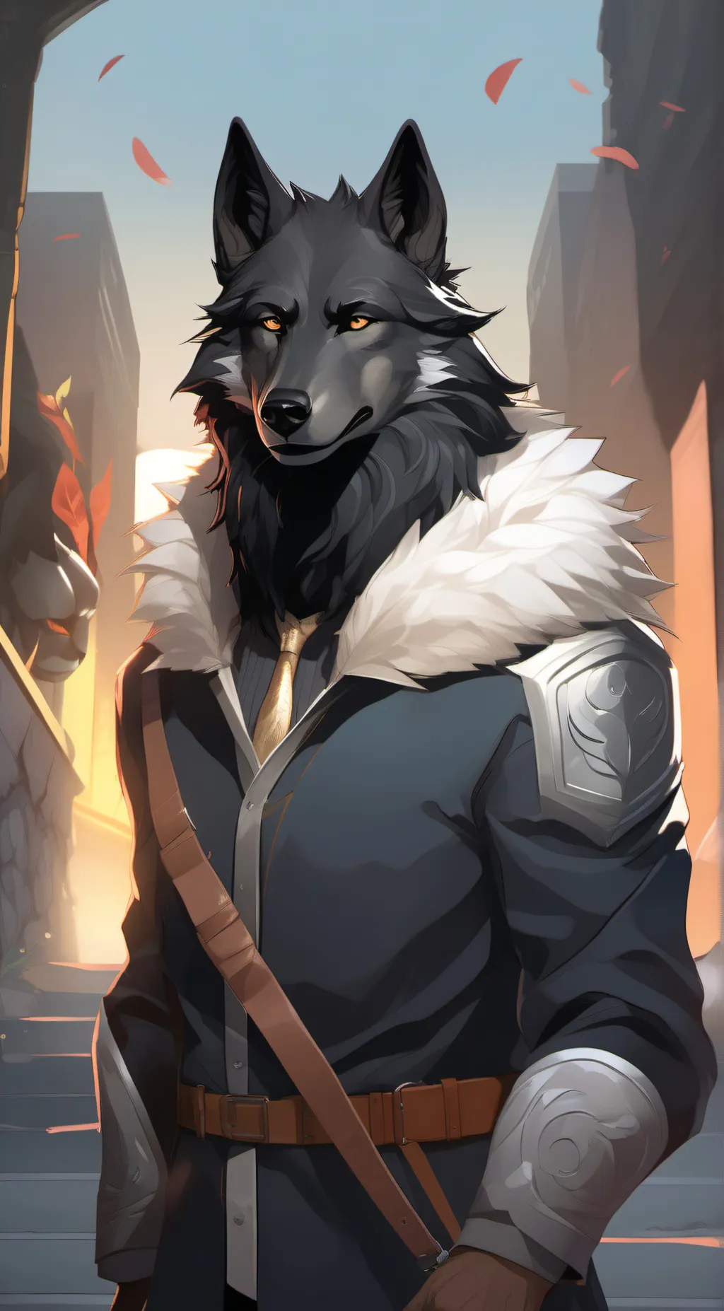 ai character: Gruff background