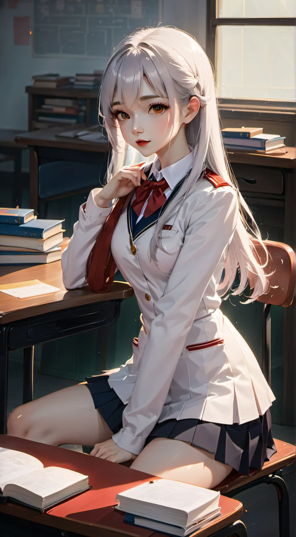 ai character: 林伊曼 background