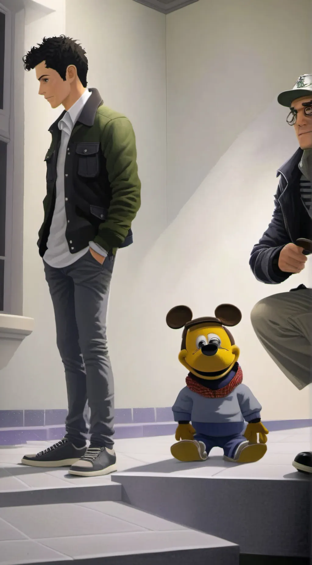 ai character: freddy  background