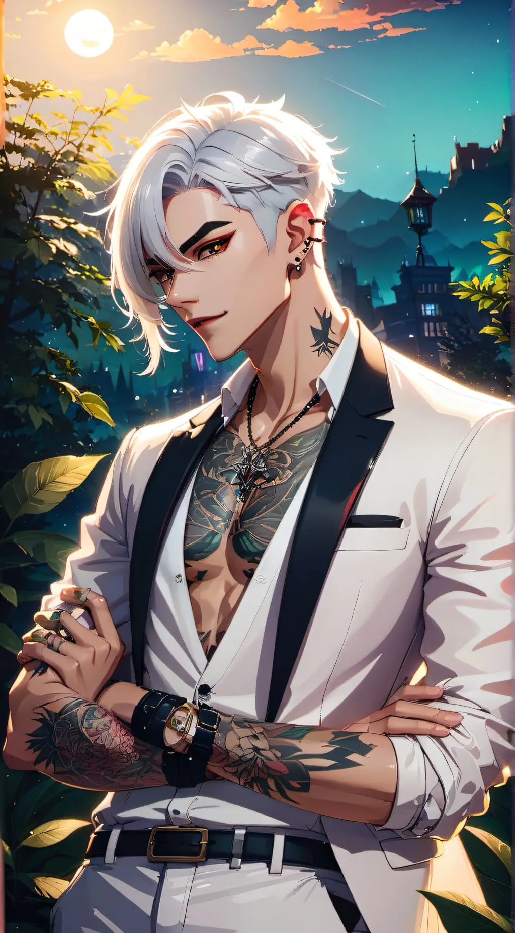 ai character: Porsche  background