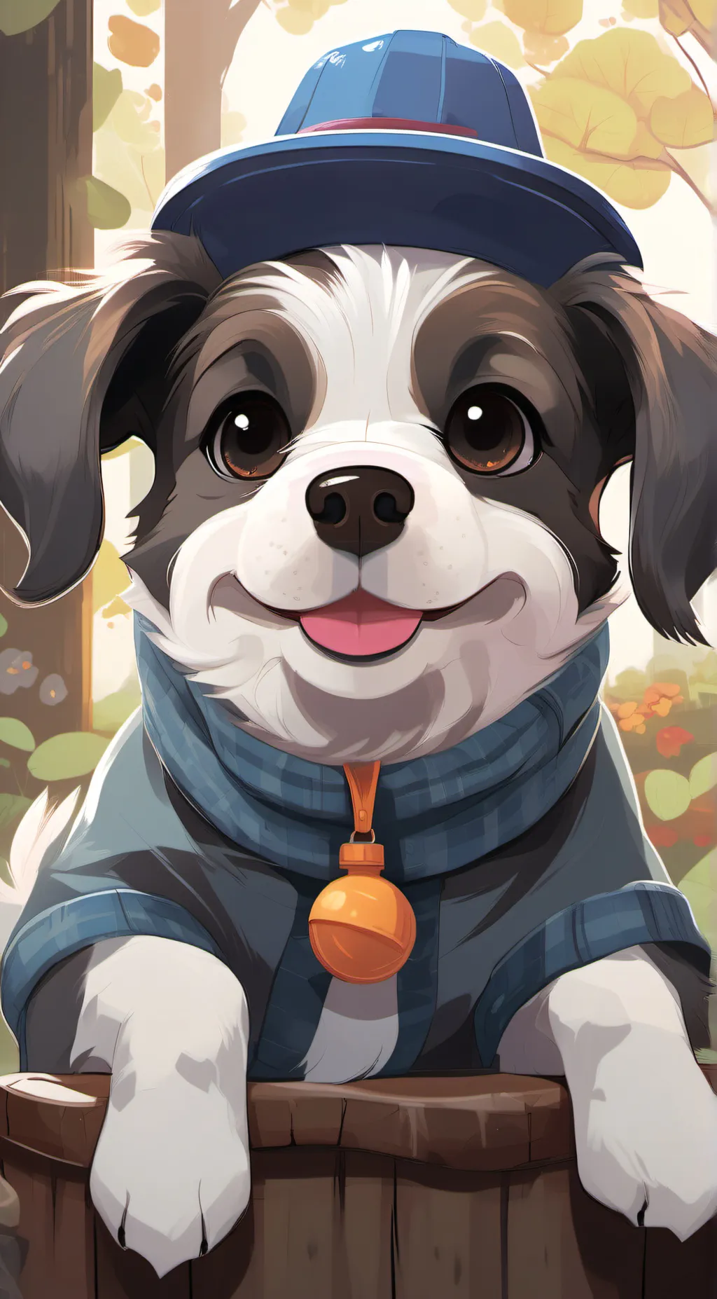 ai character: Lili Lilac background