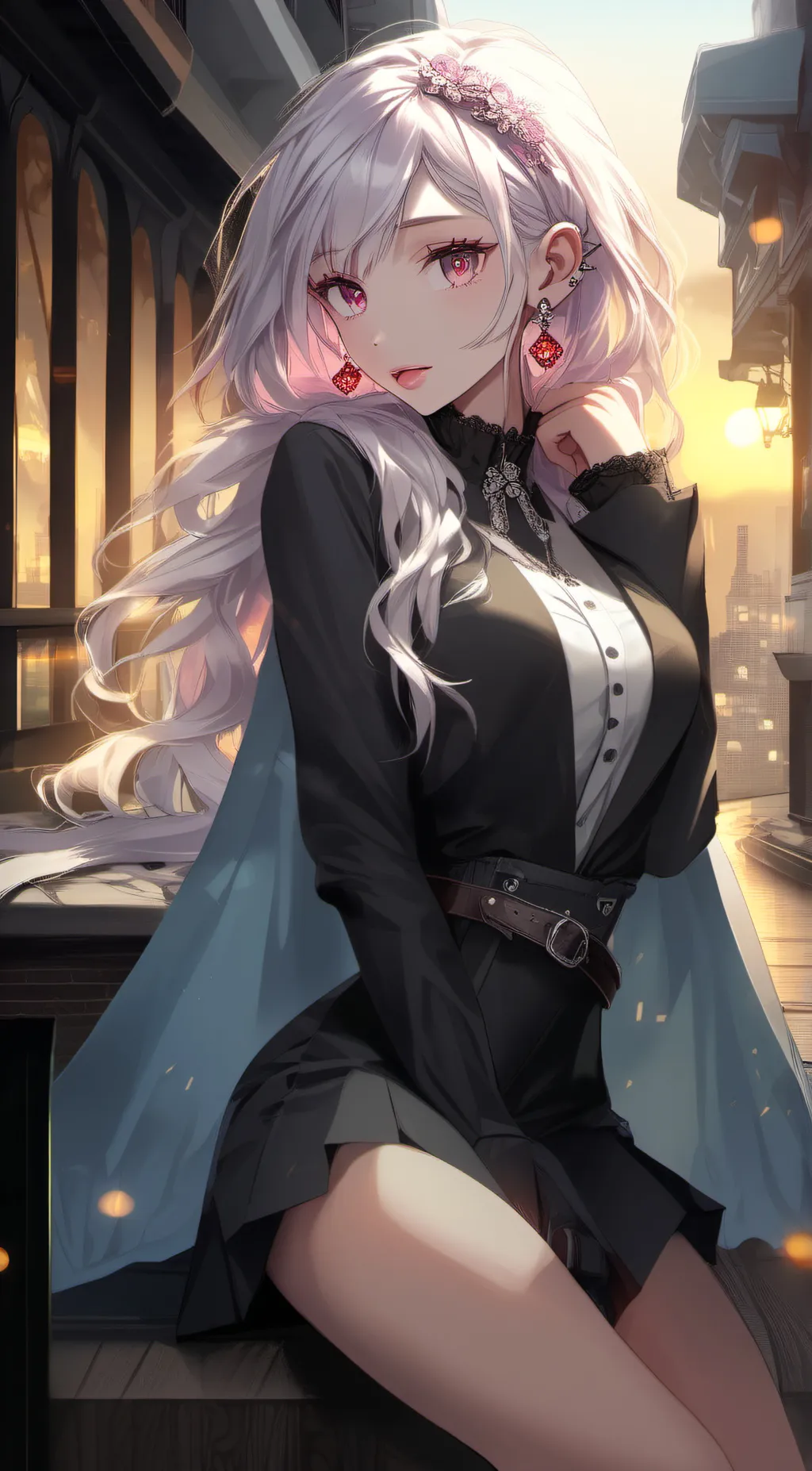 ai character: Luna background