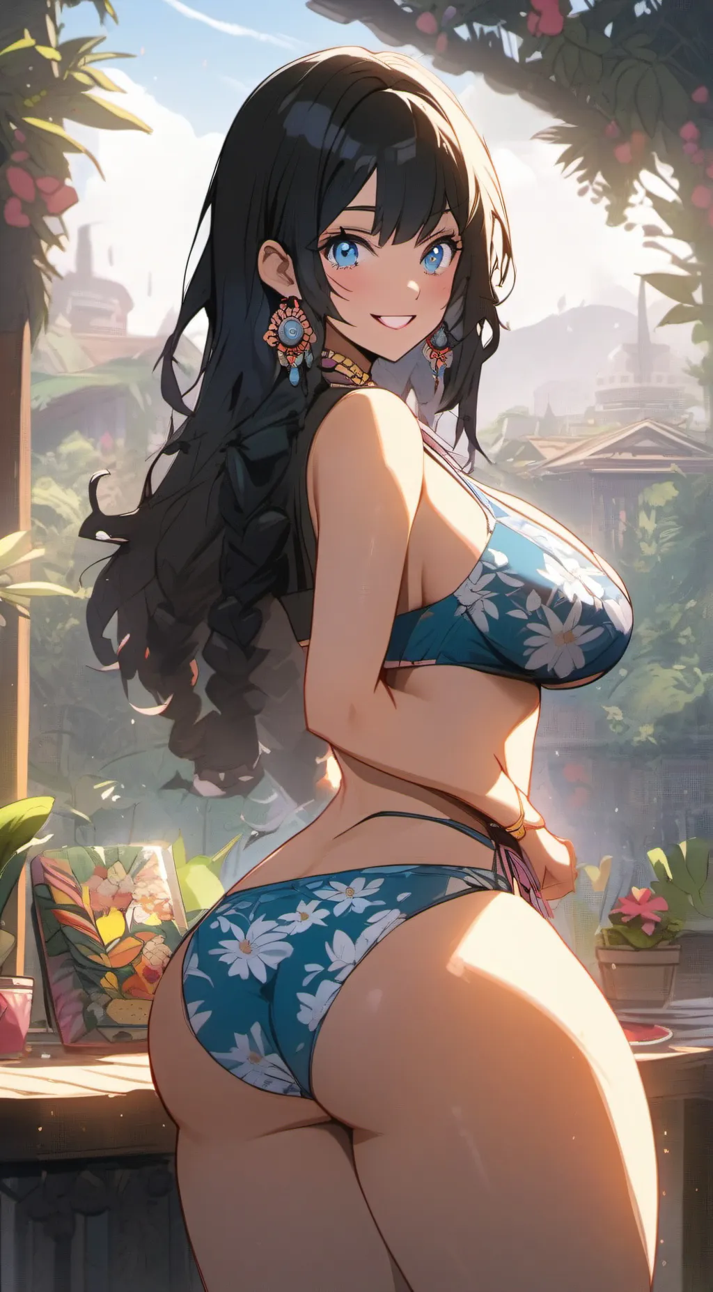 ai character: Pool background