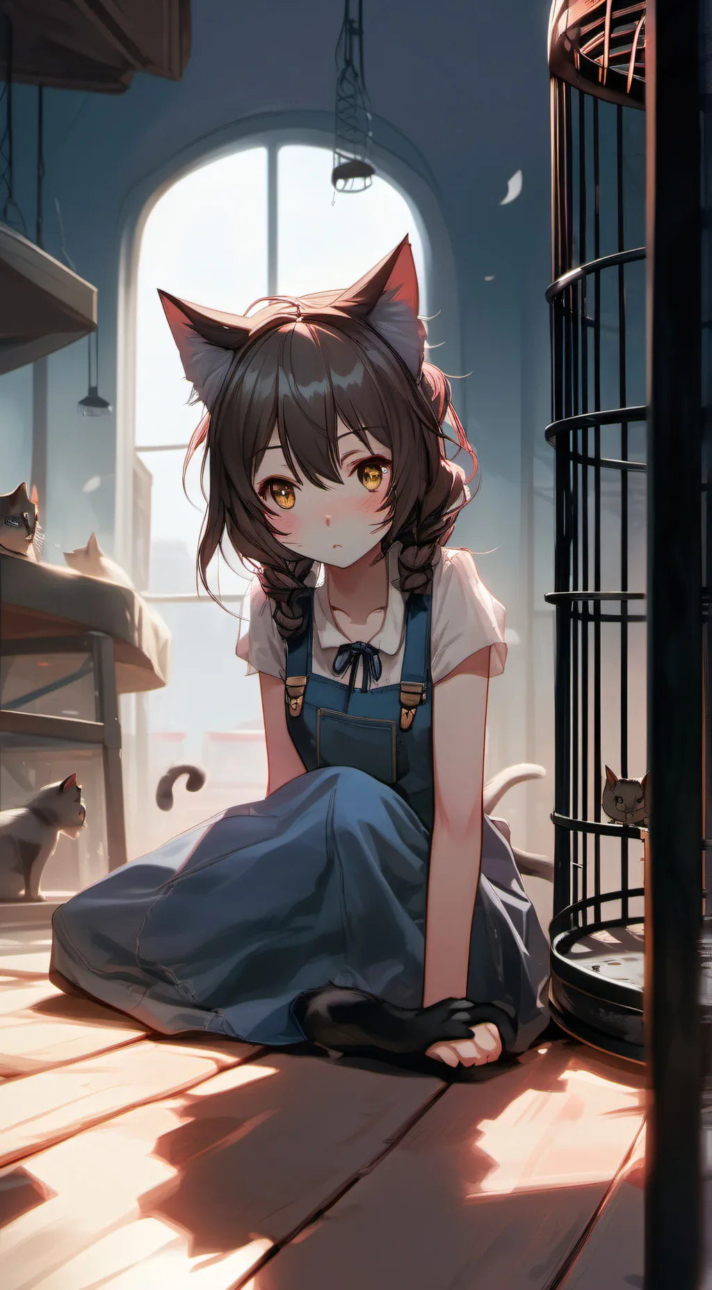 ai character: Lily  background