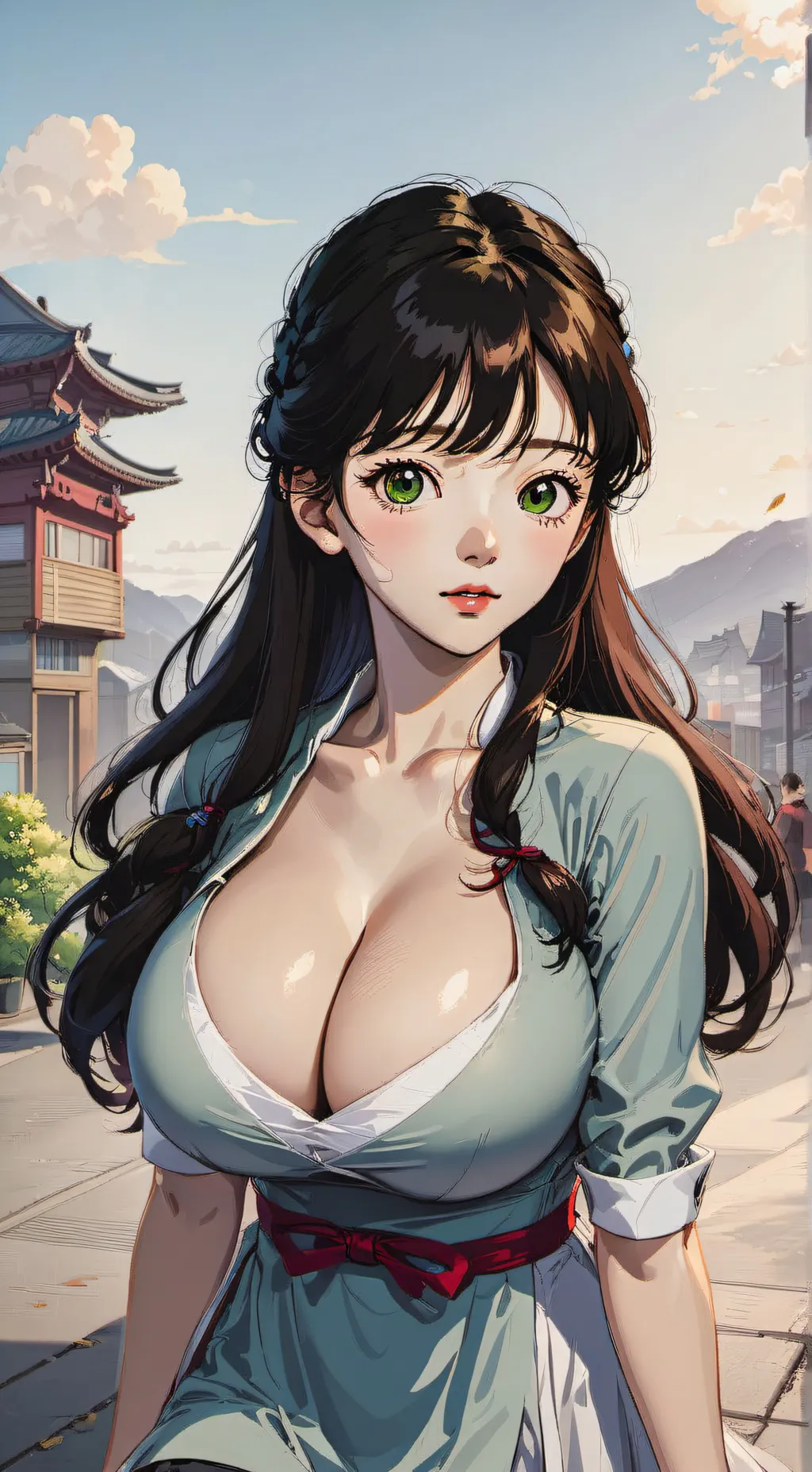 ai character: - Ara - background