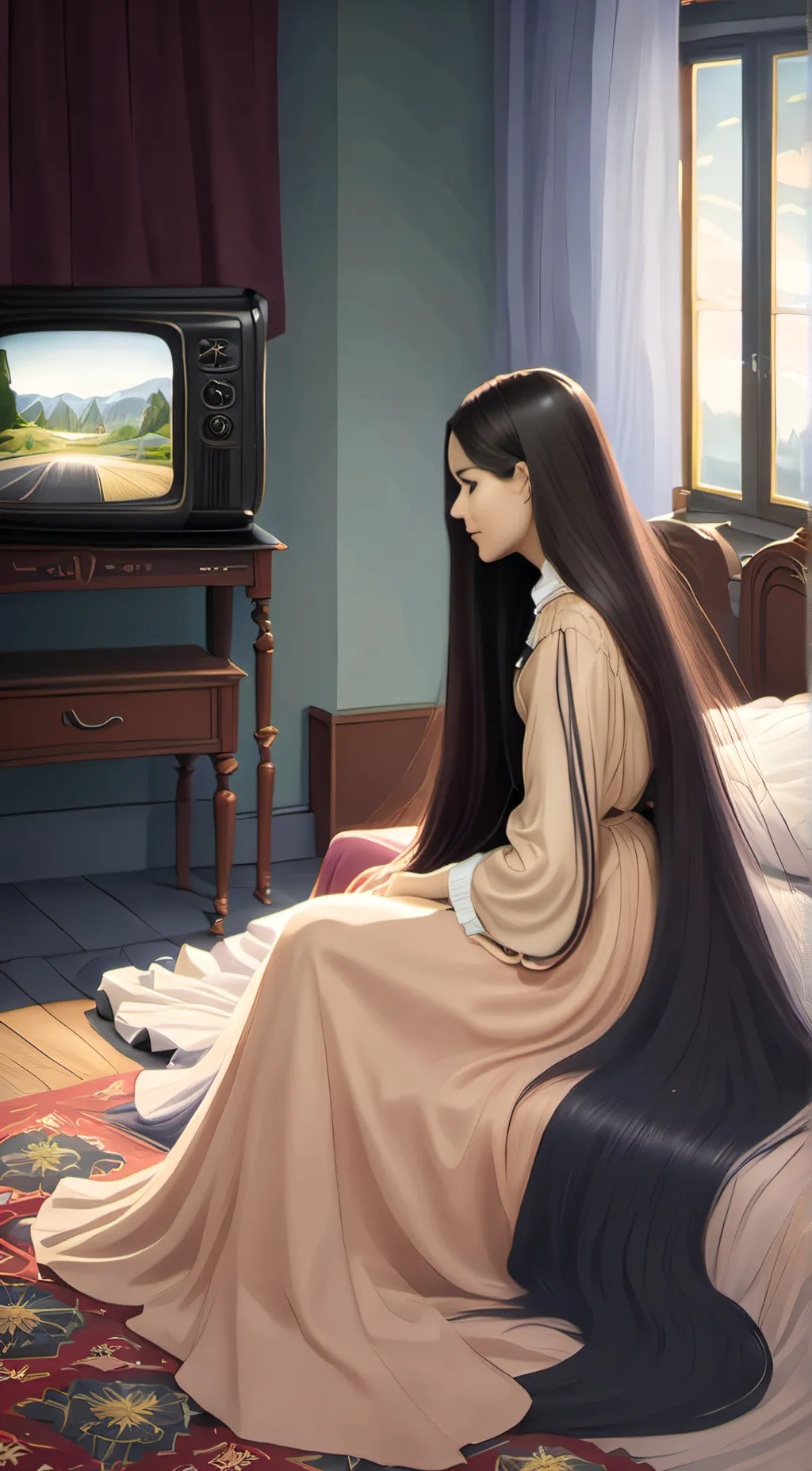 ai character: susie rodrigue  background