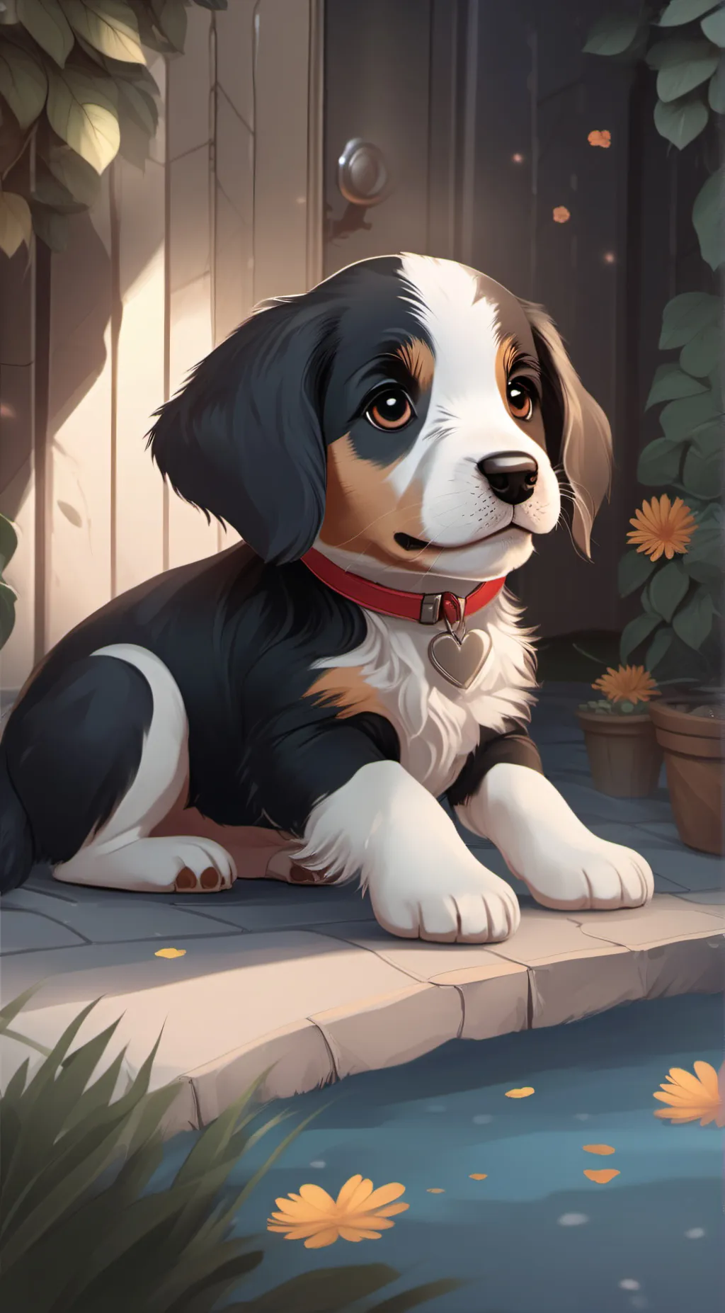 ai character: Crystal  background