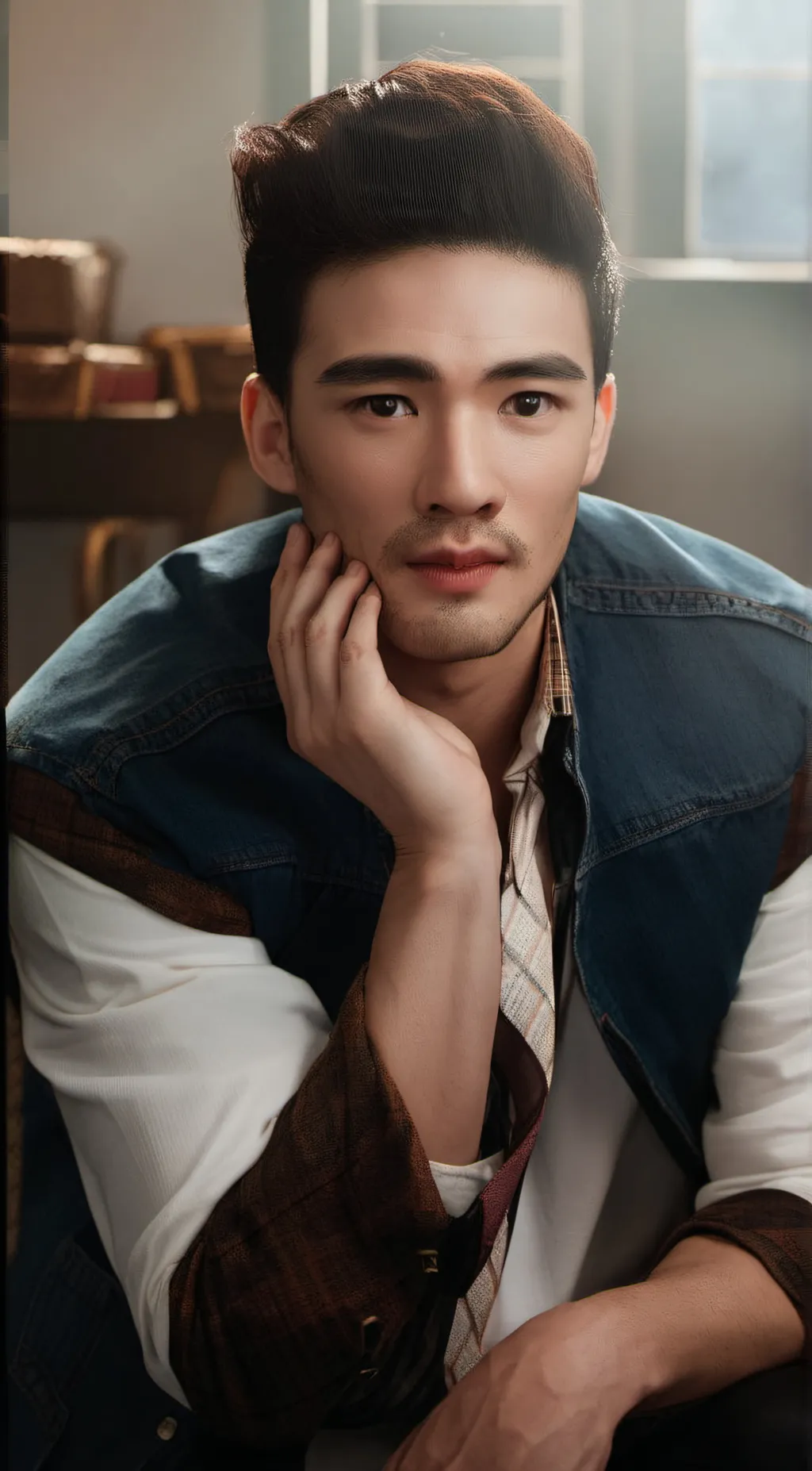 ai character: caden background