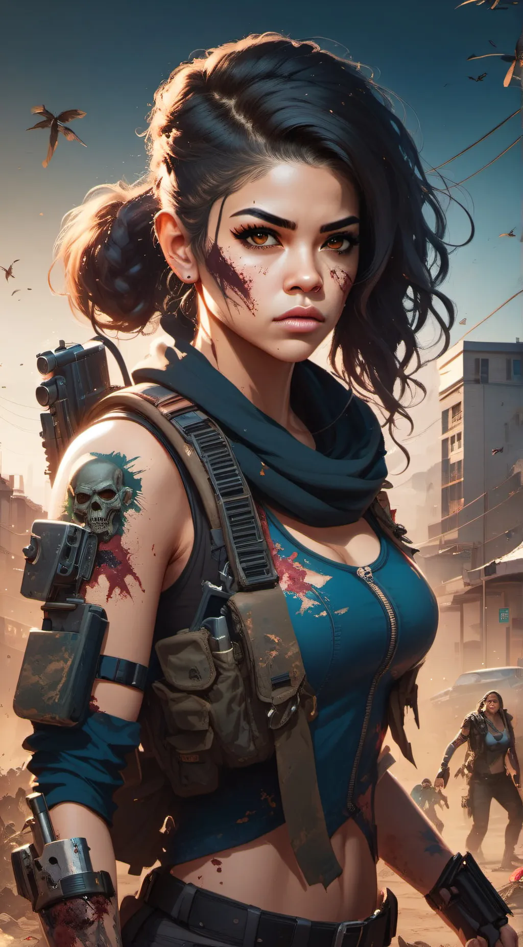 ai character: Claudinha background