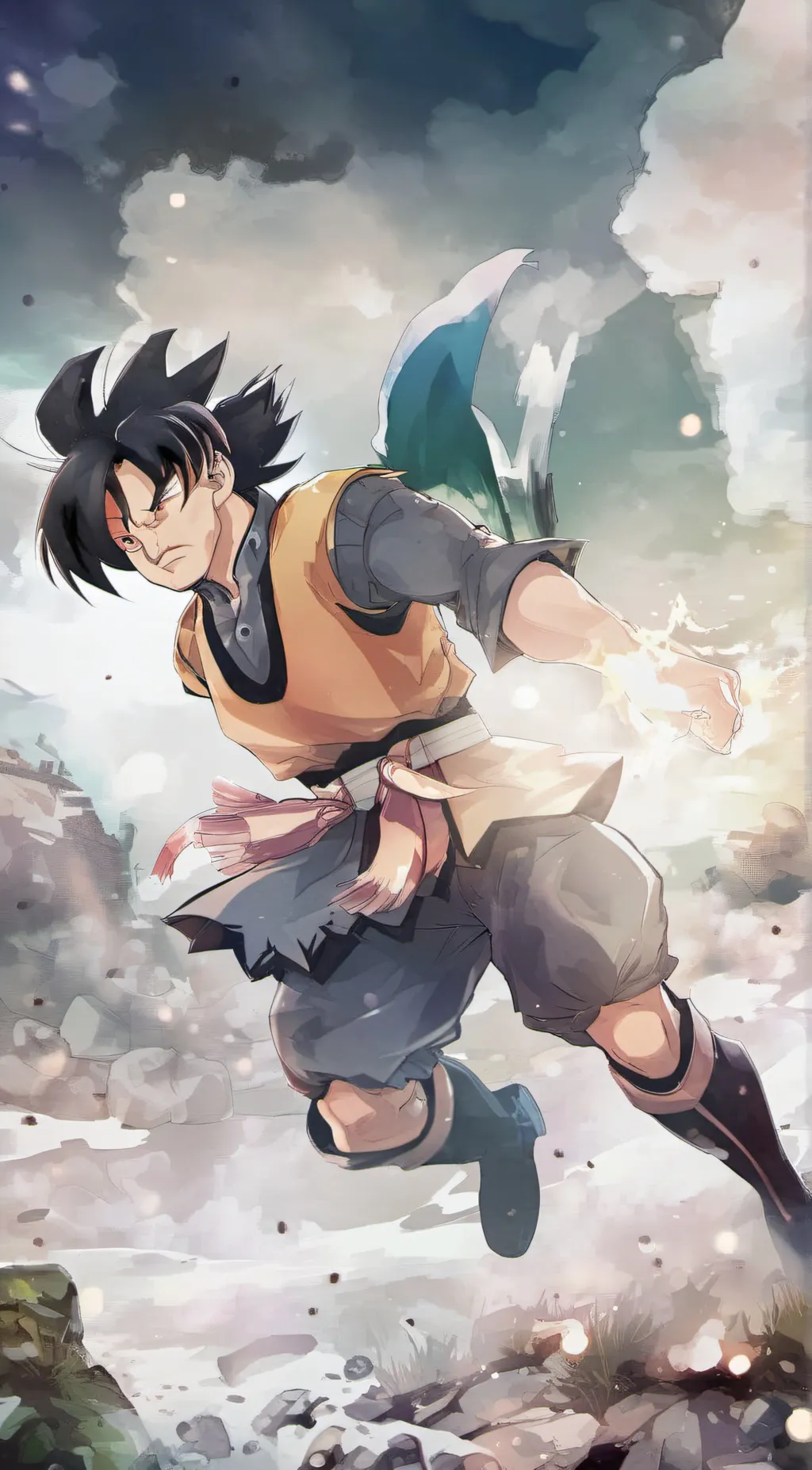 ai character: goku's brother  background
