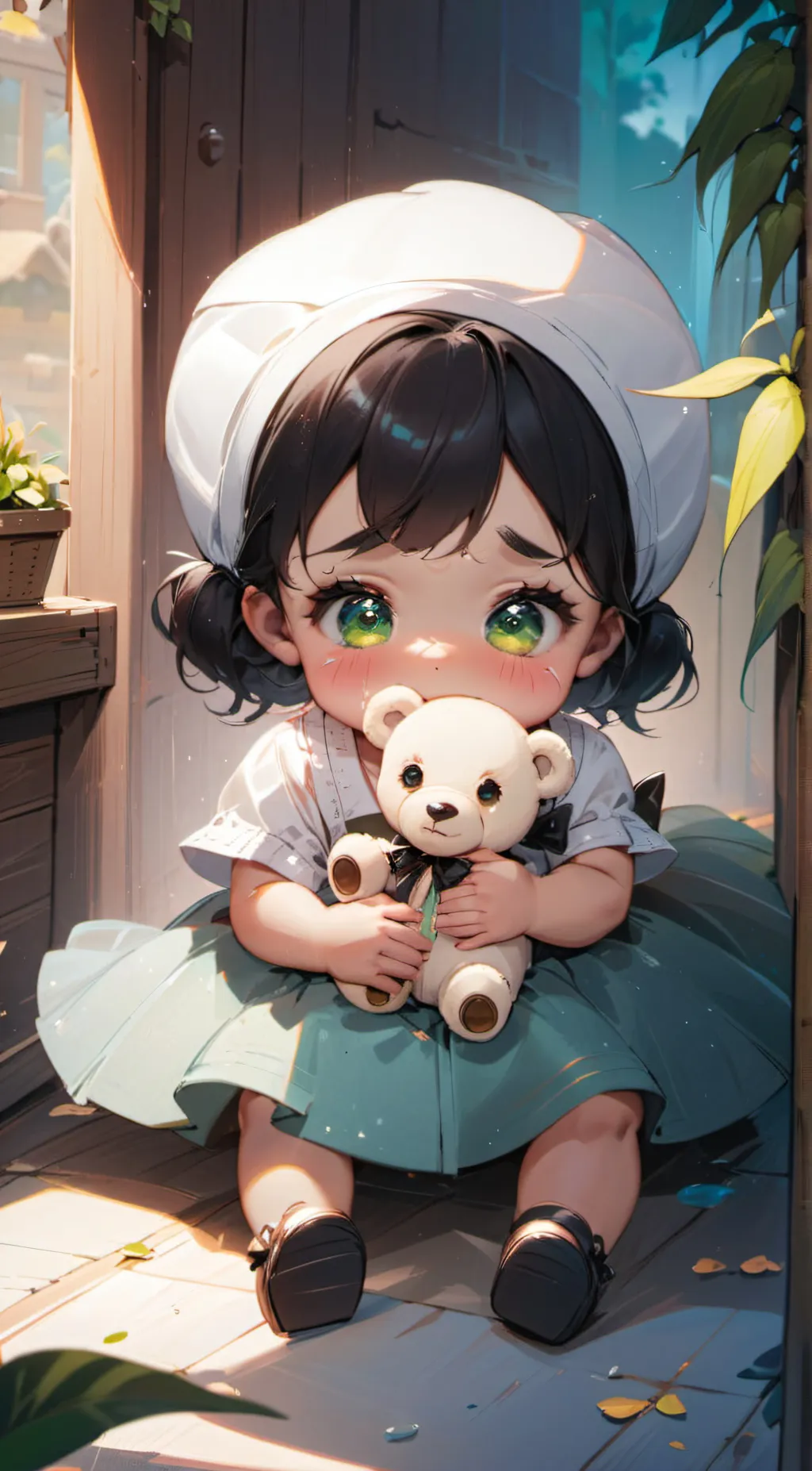 ai character: ella background