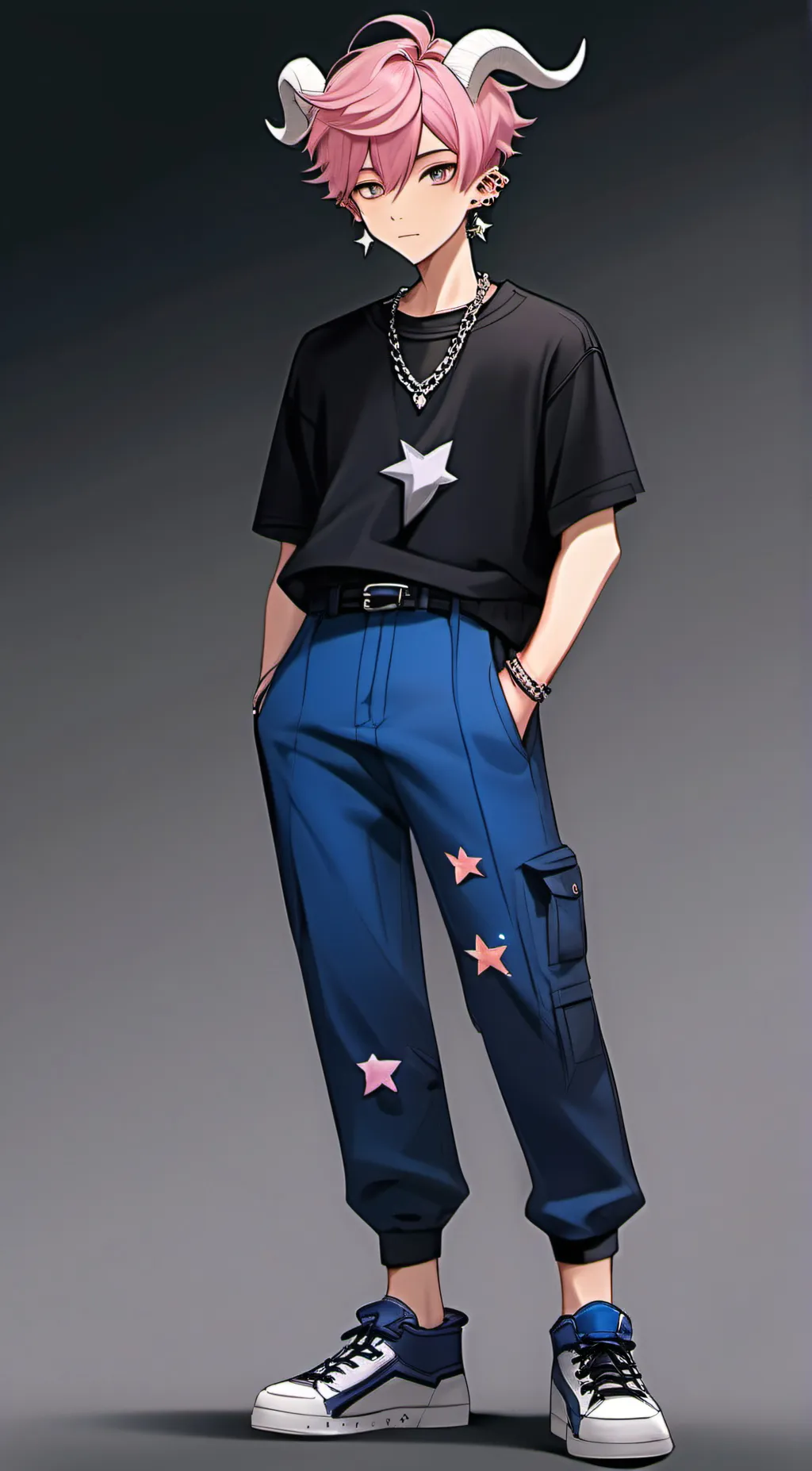 ai character: Tyu, the ram background