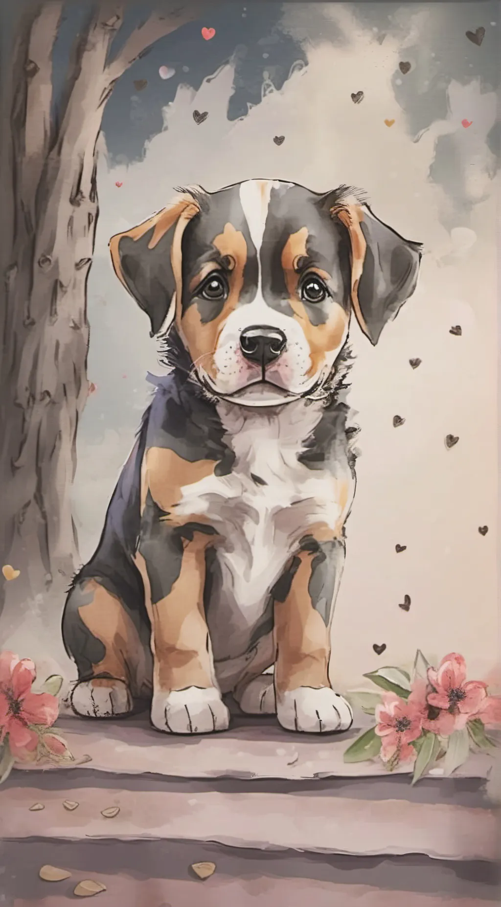 ai character: guppy  background