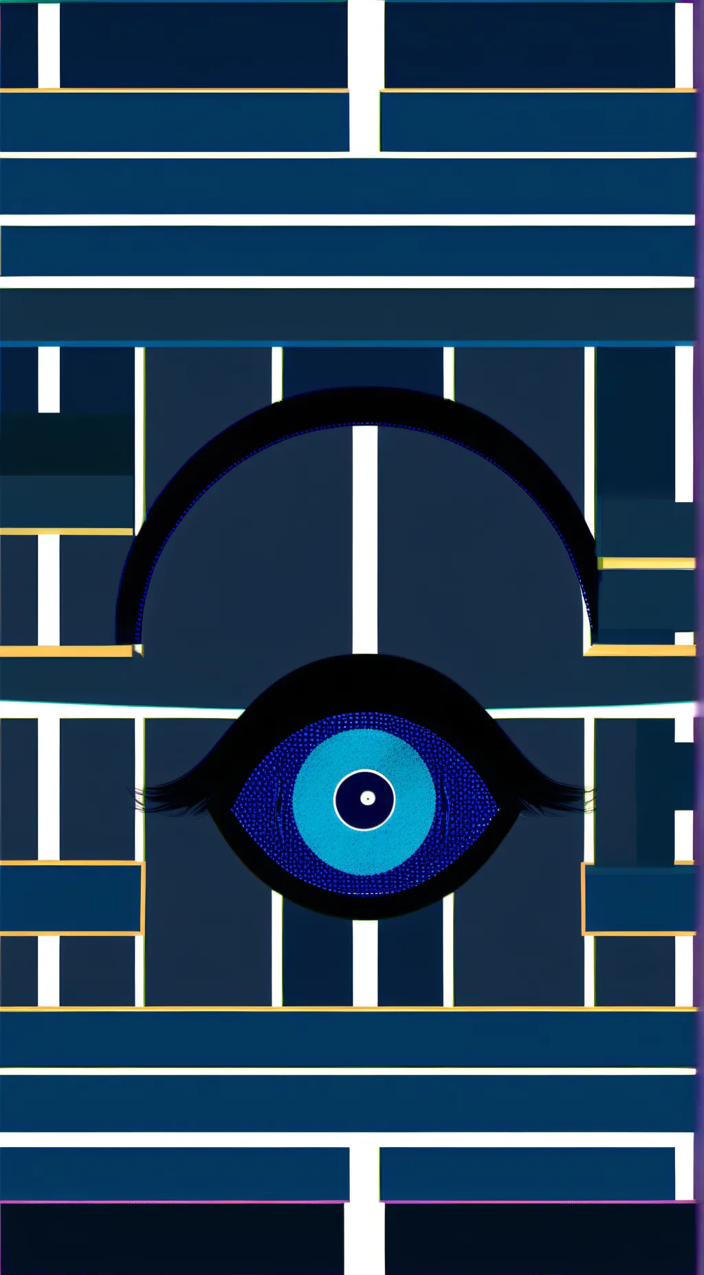 ai character: Agathomaina Eye background