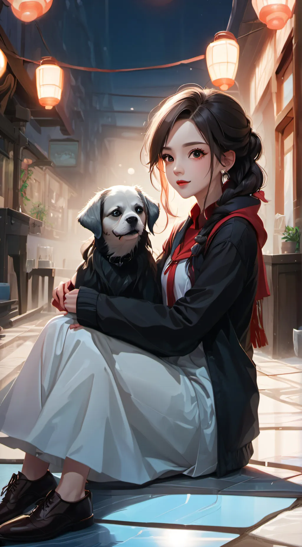 ai character: emma background