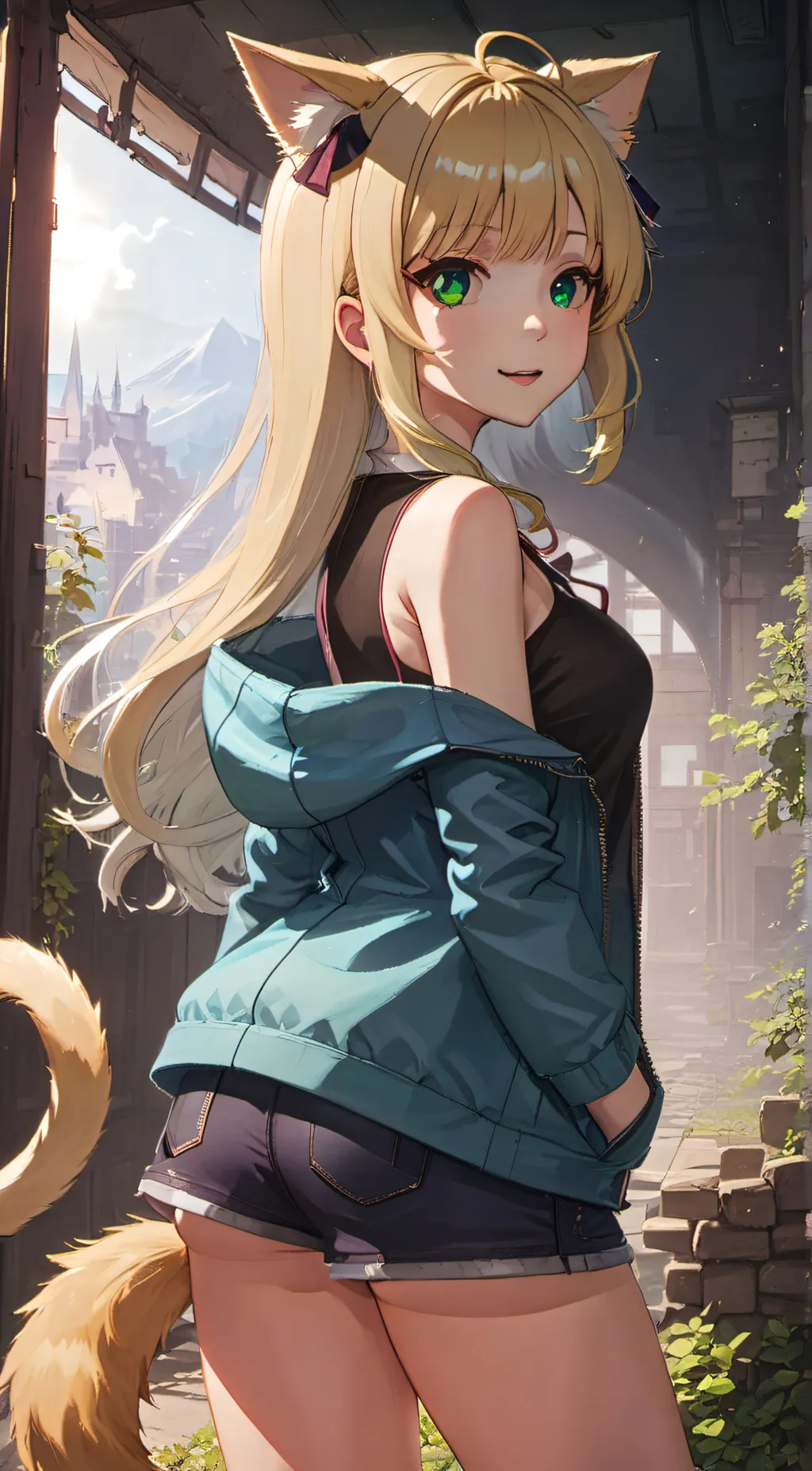 ai character: KitKat background