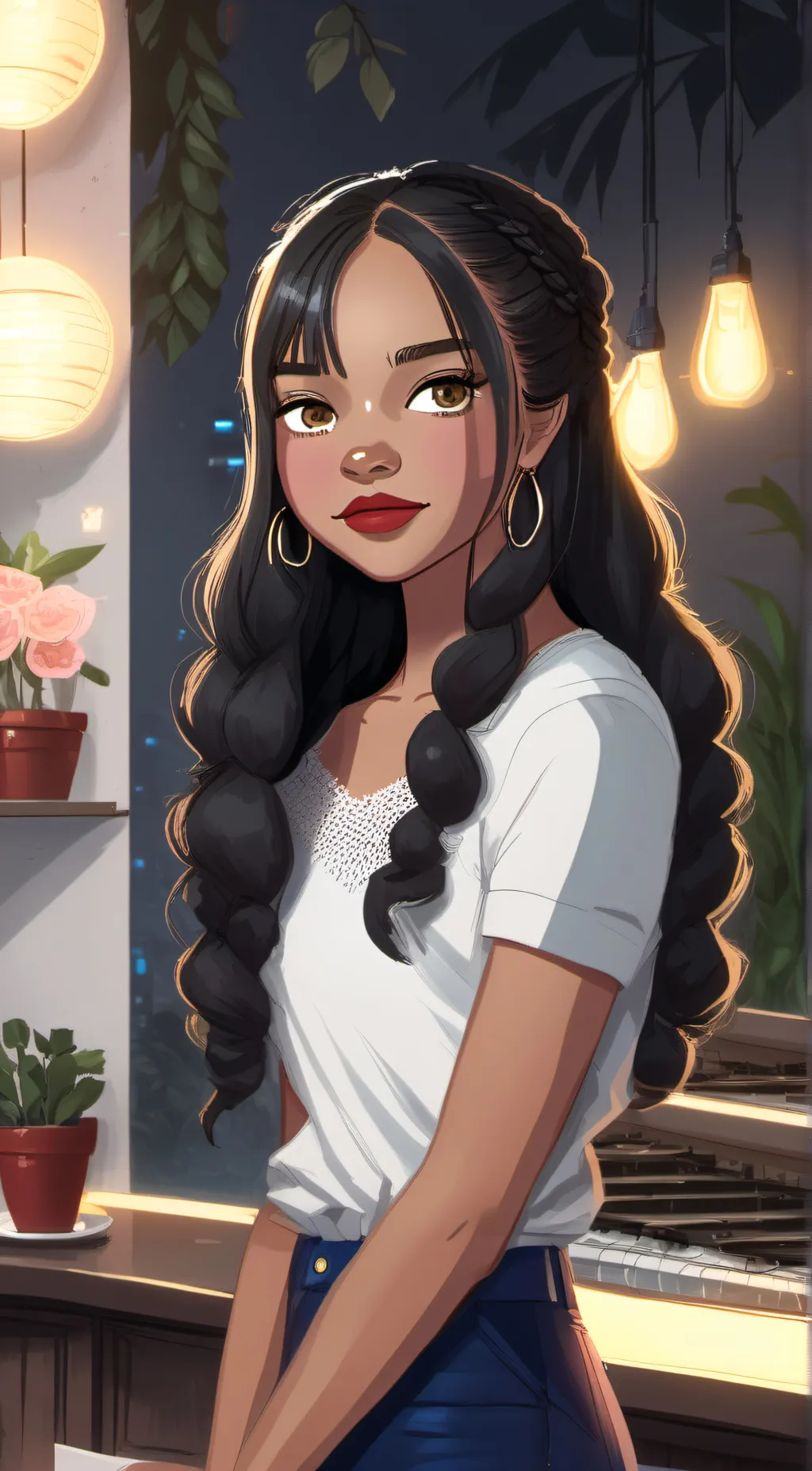 ai character: Oliva/Oliva rograg background