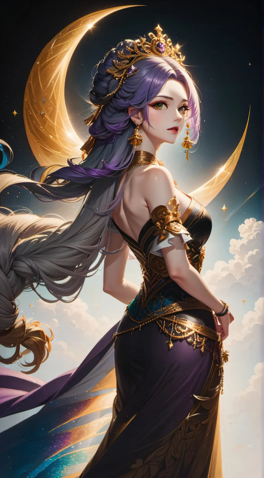 ai character: Aurora background