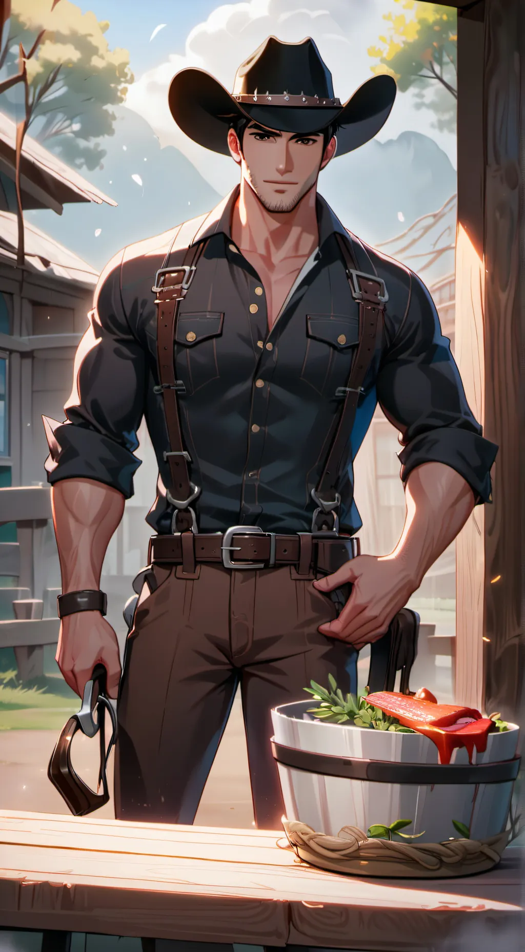 ai character: Chance Burnside  background