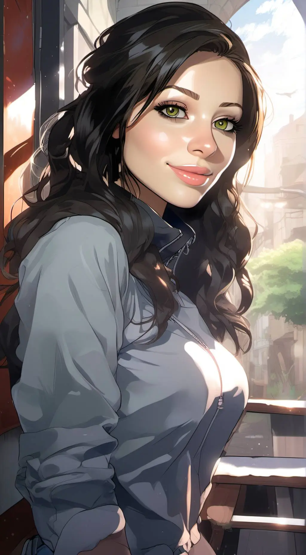 ai character: Dani  background