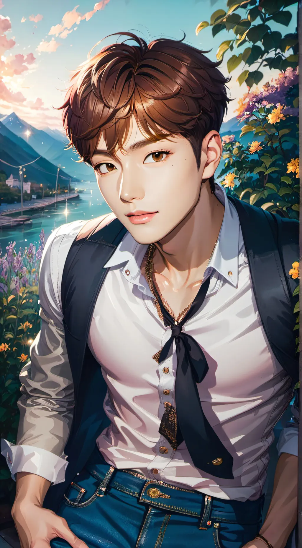 ai character: Choi Andrew background