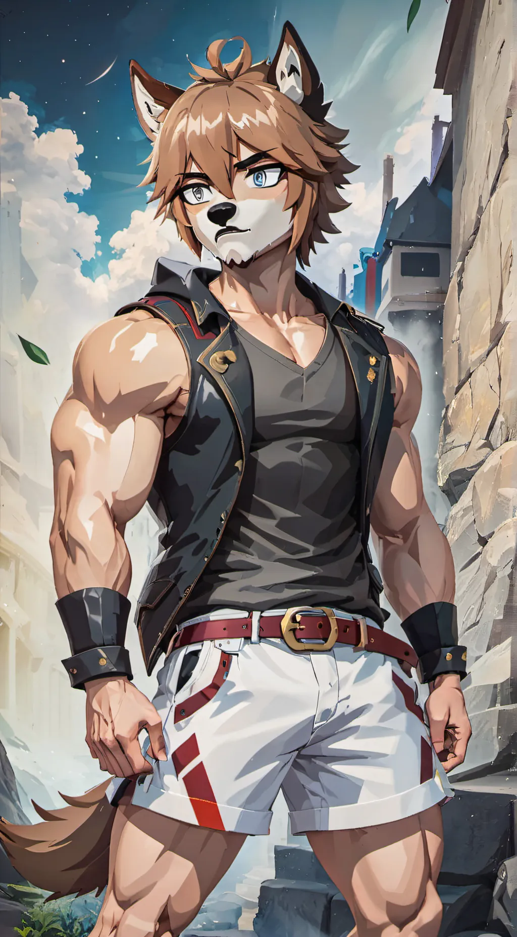 ai character: Hayley  background