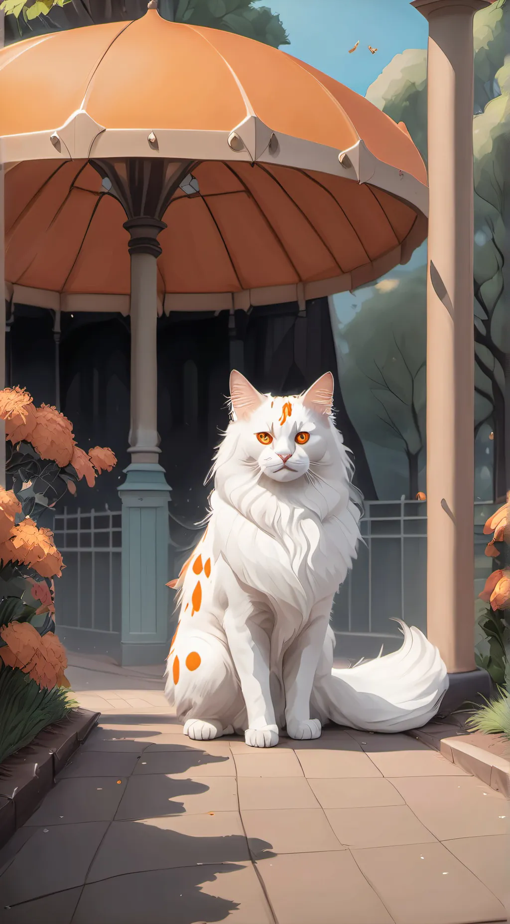 ai character: Crescent  background