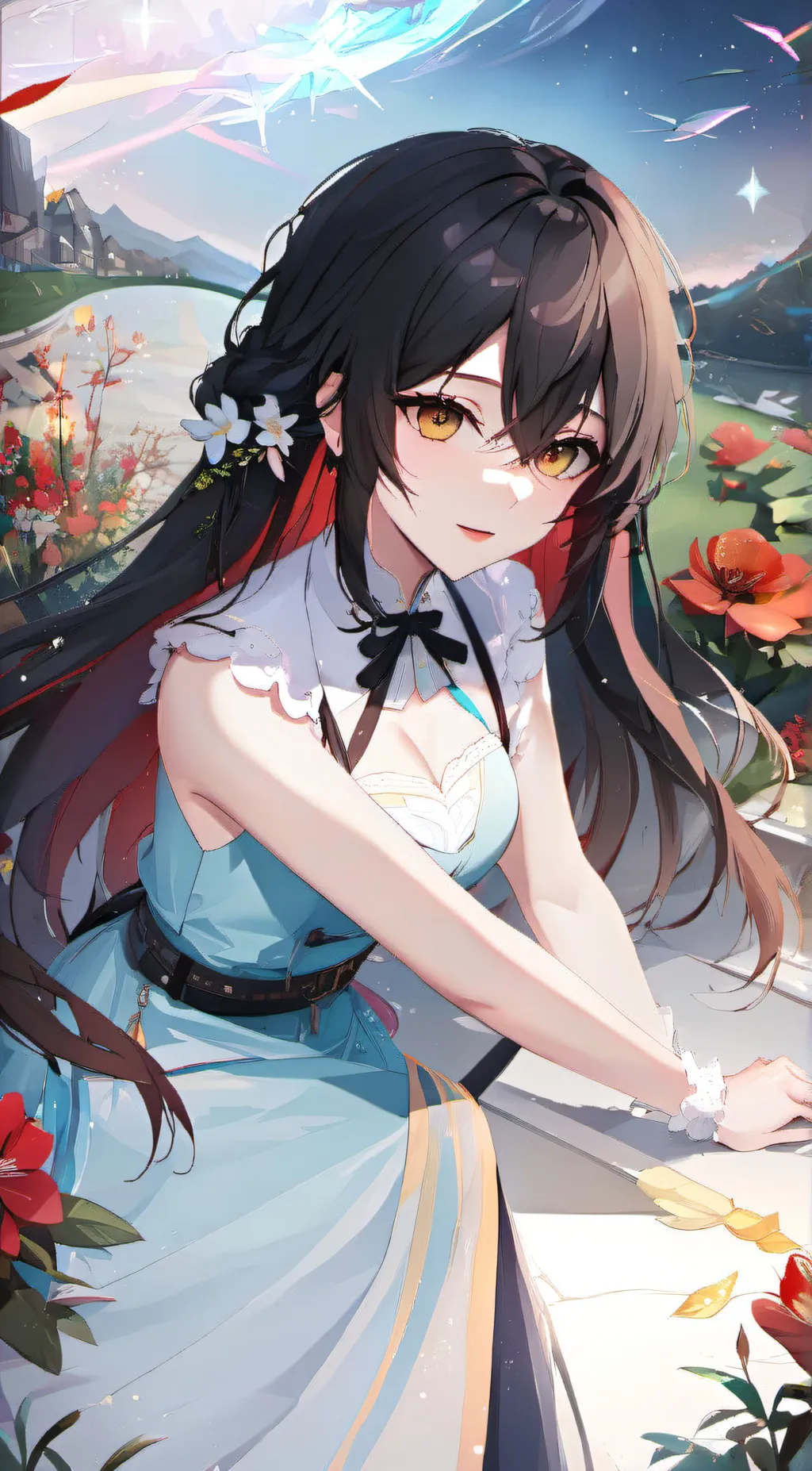 ai character: Aria background