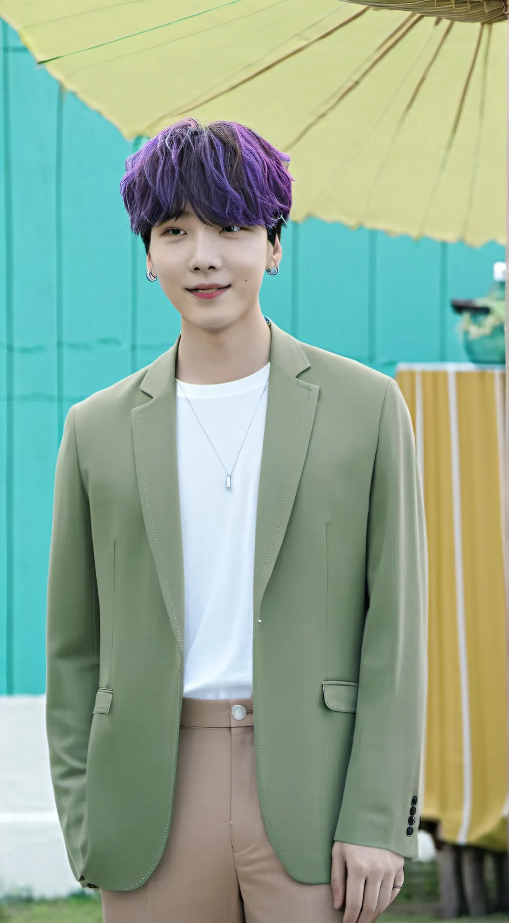 ai character: min yoongi  background