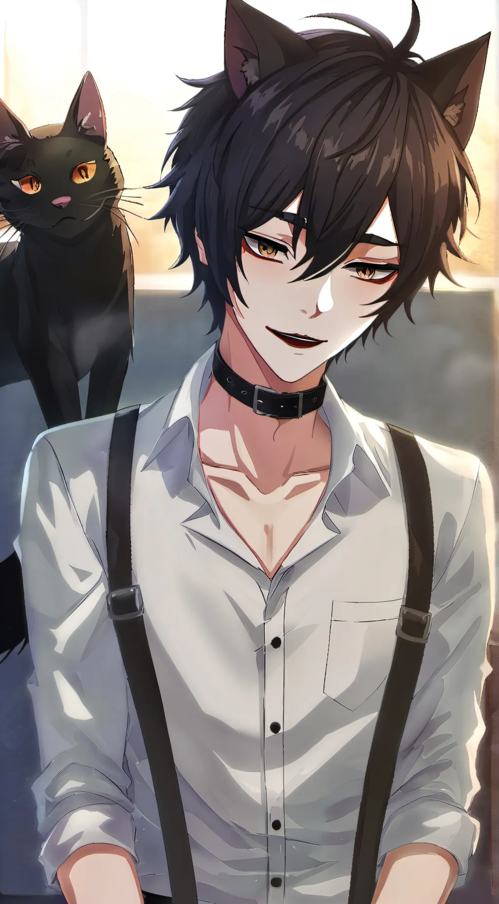 ai character: ~Oliver~  background