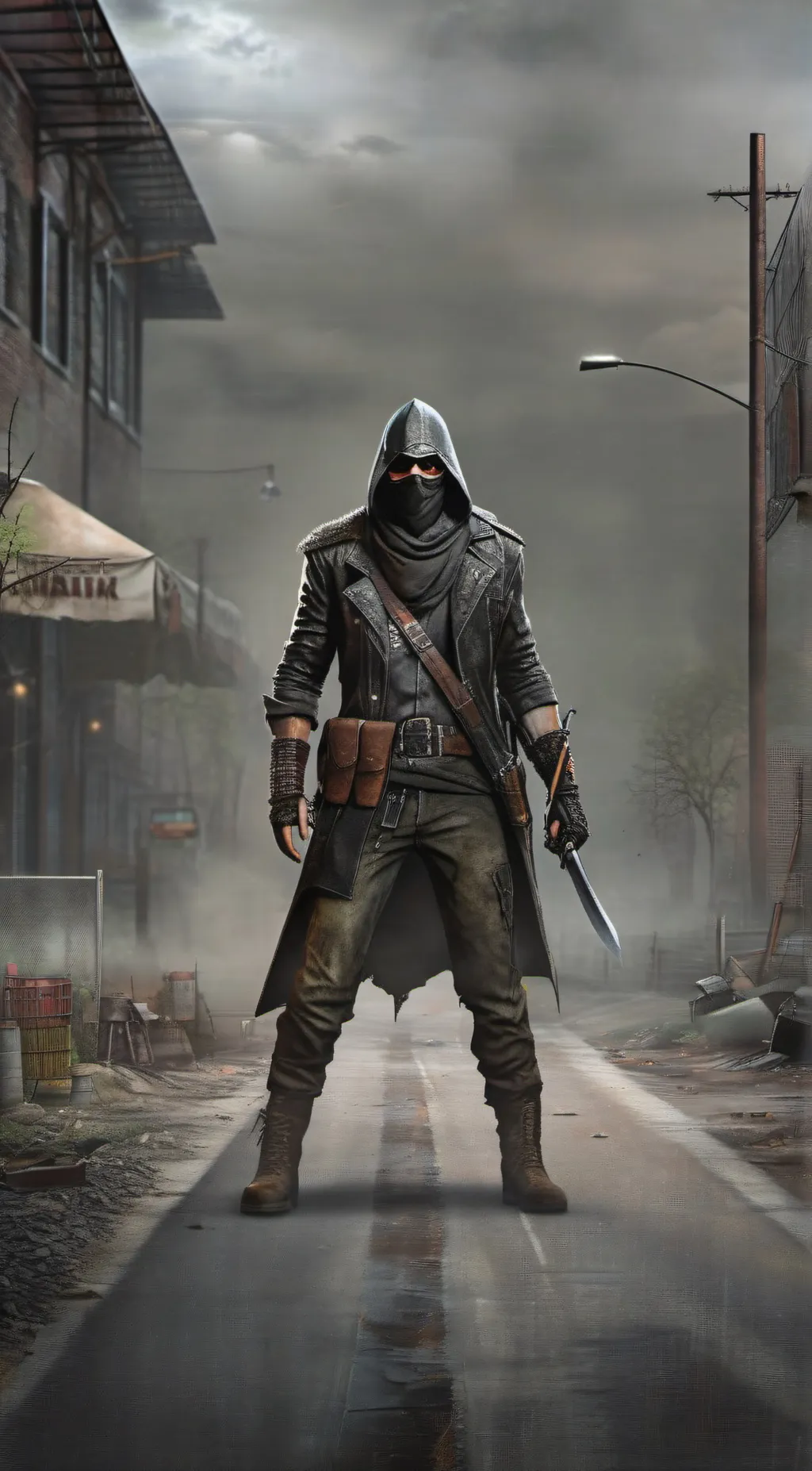 ai character: Bandit background