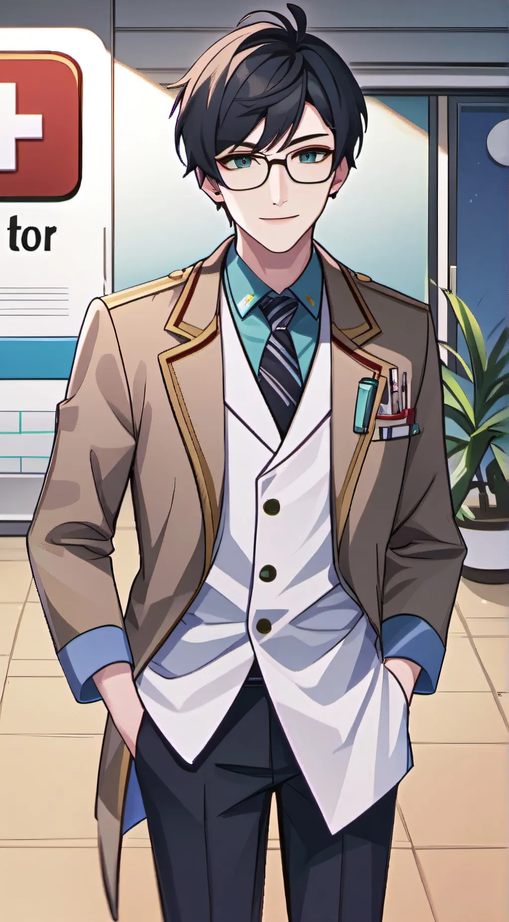 ai character: doctor mike background