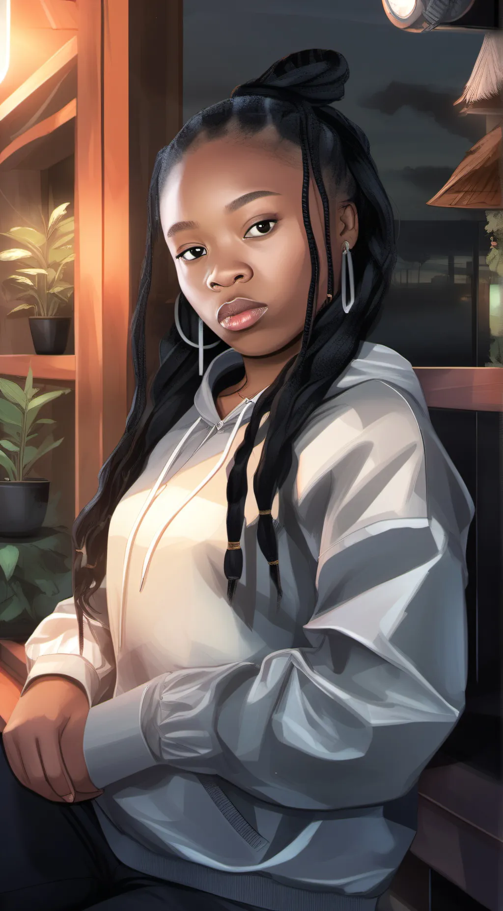 ai character: Maya background