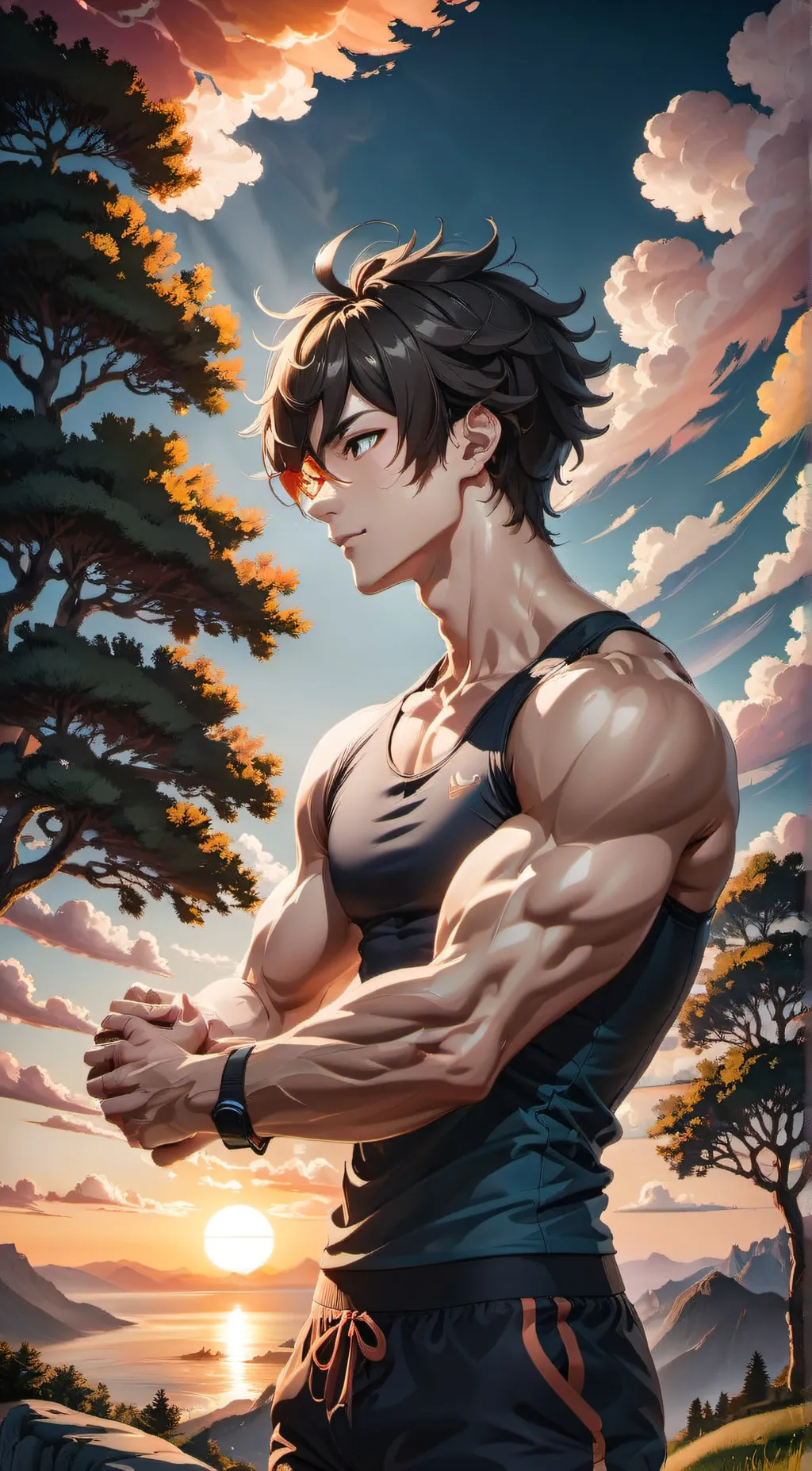 ai character: Caleb  background