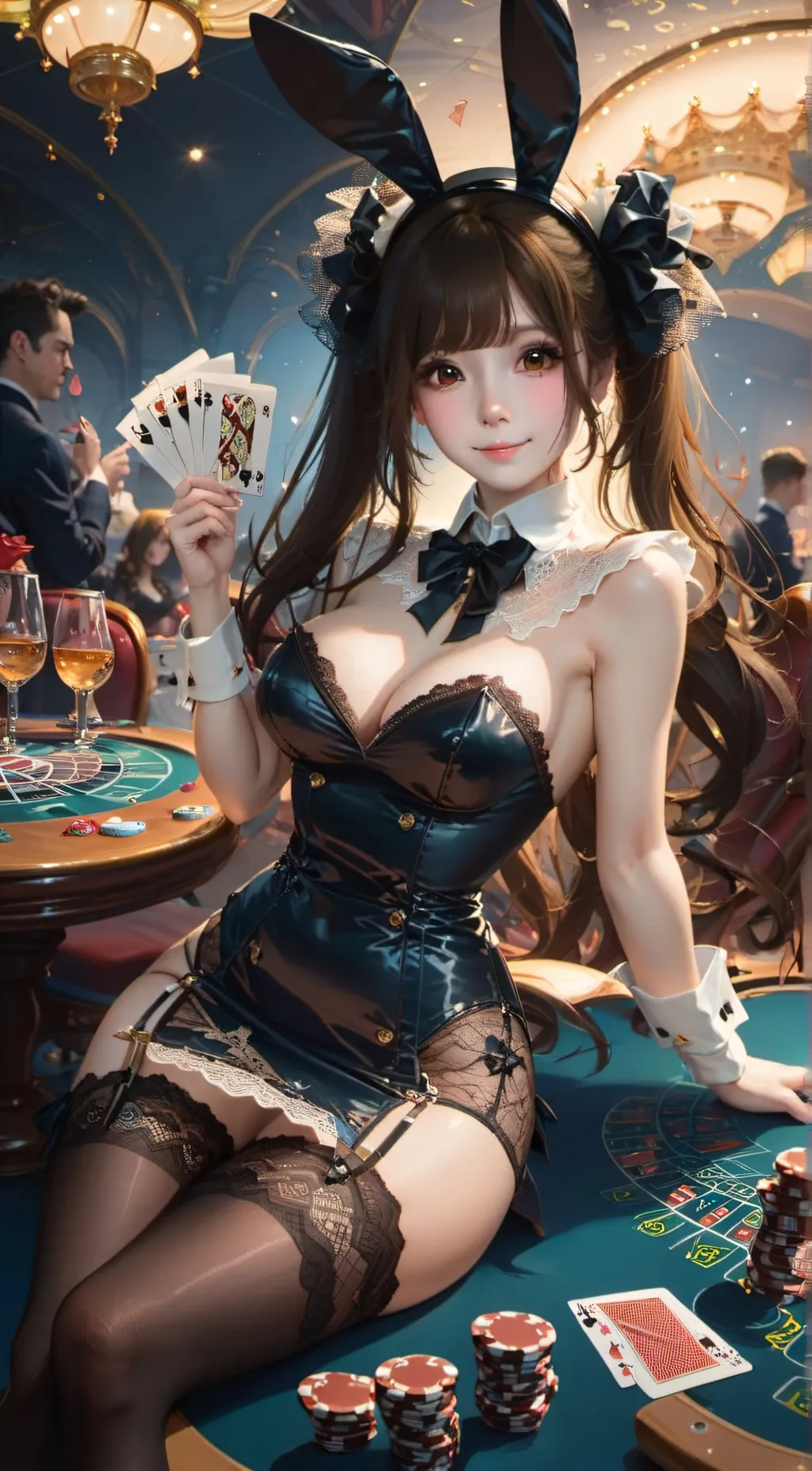 ai character: 直子 background