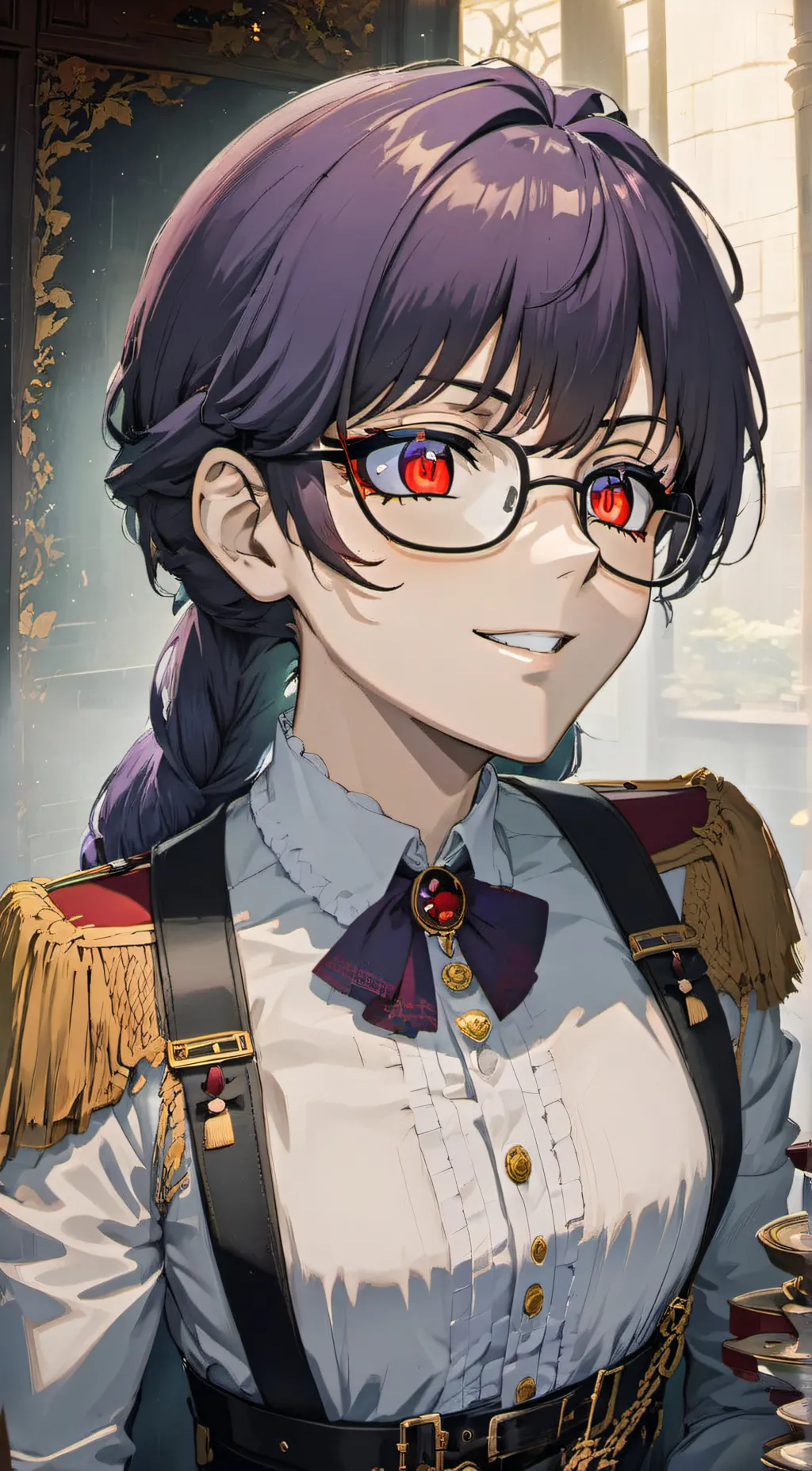 ai character: Akuma kuiz  background