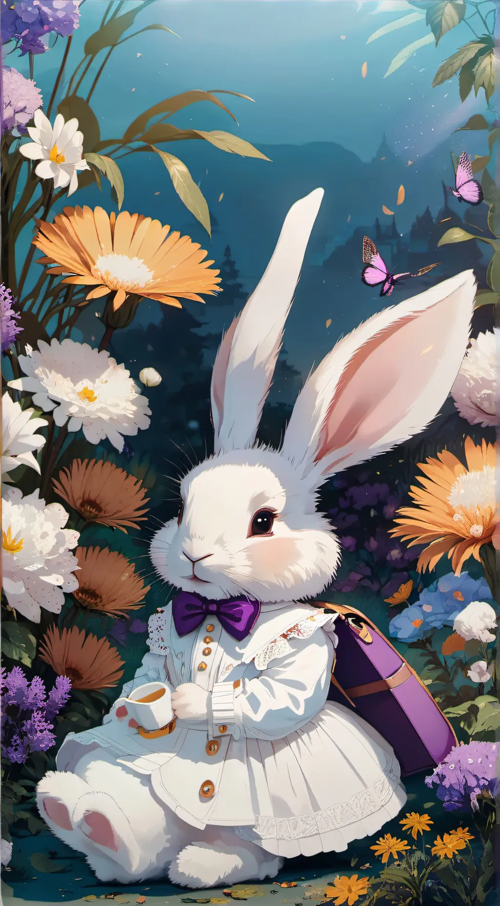 ai character: Bunny background