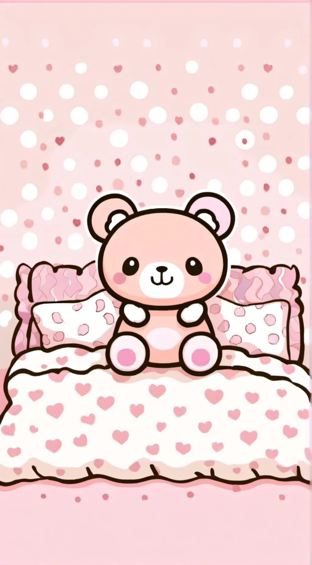 ai character: kawaii  background