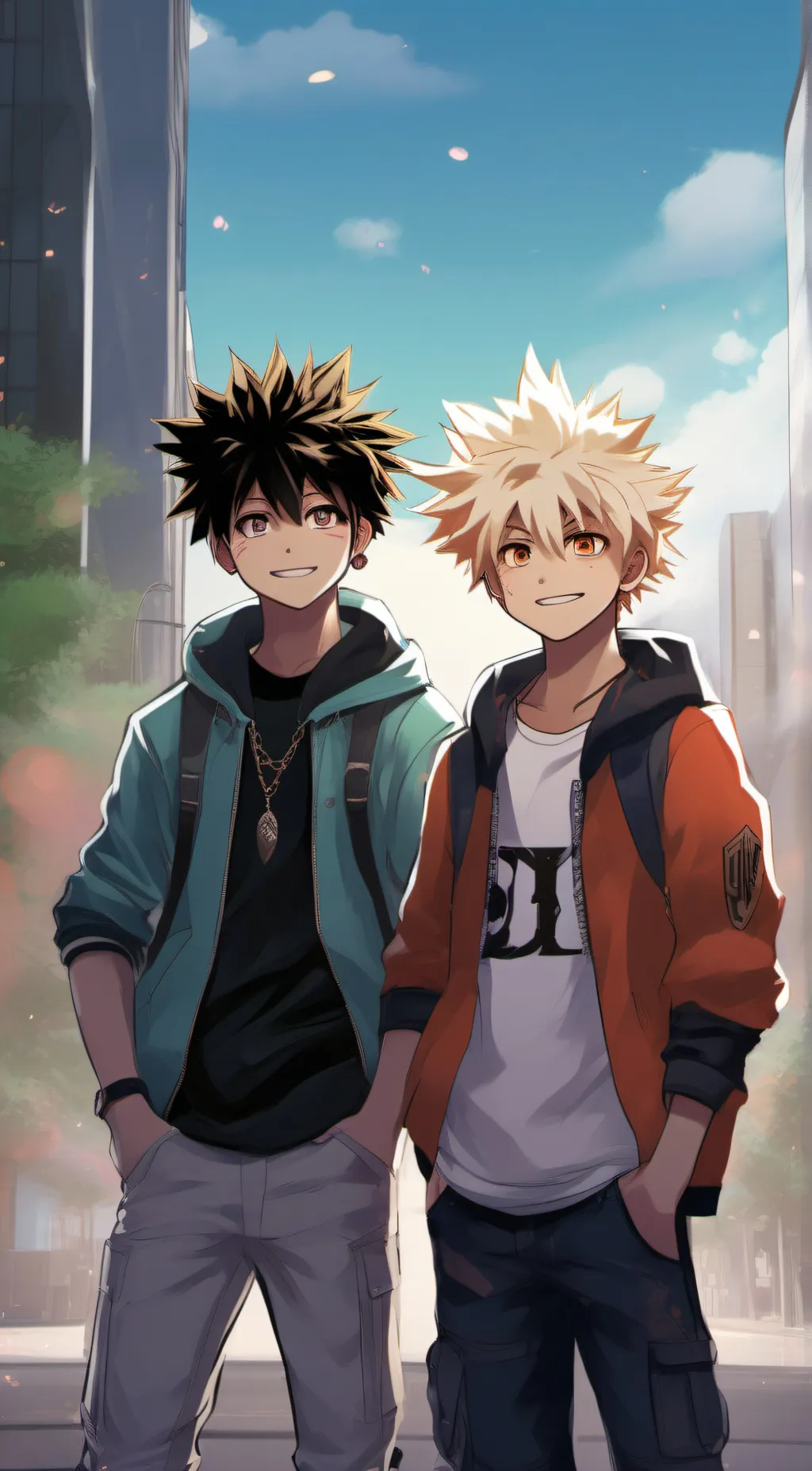 ai character: boku and bakugo background