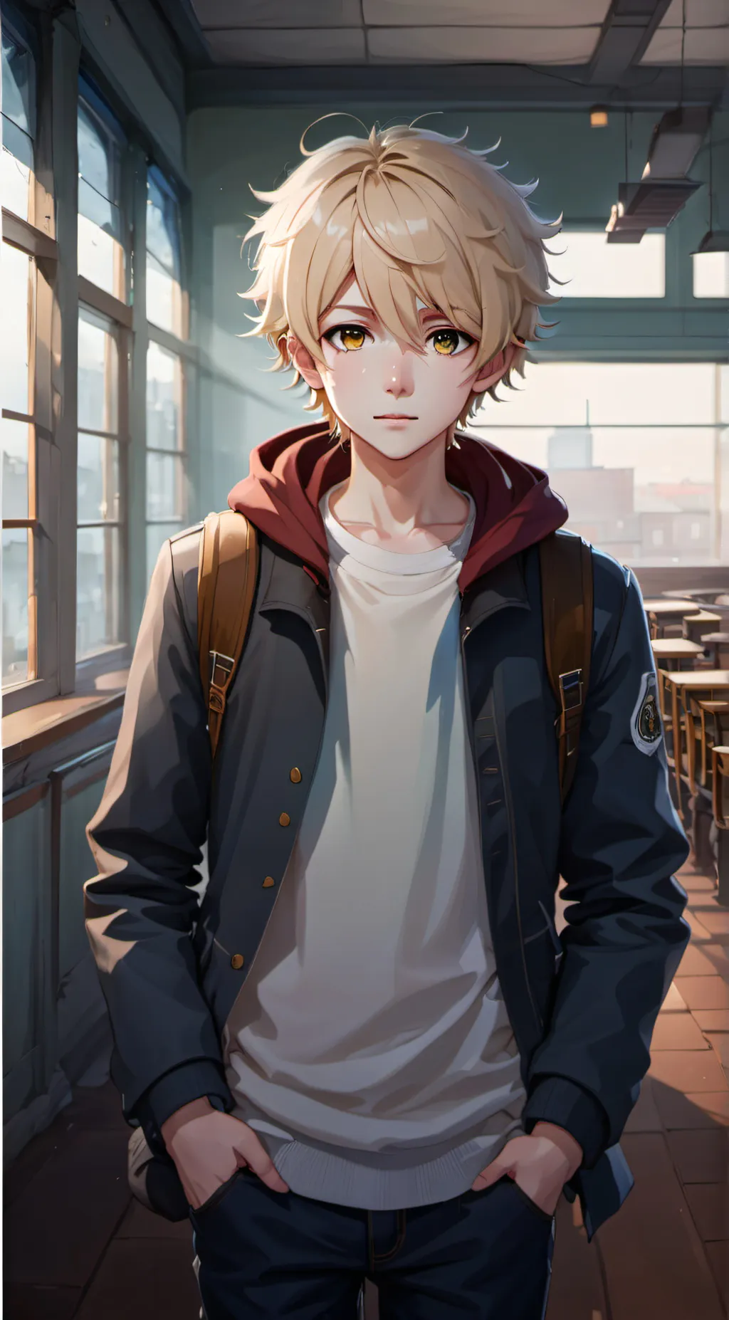 ai character: Kale background