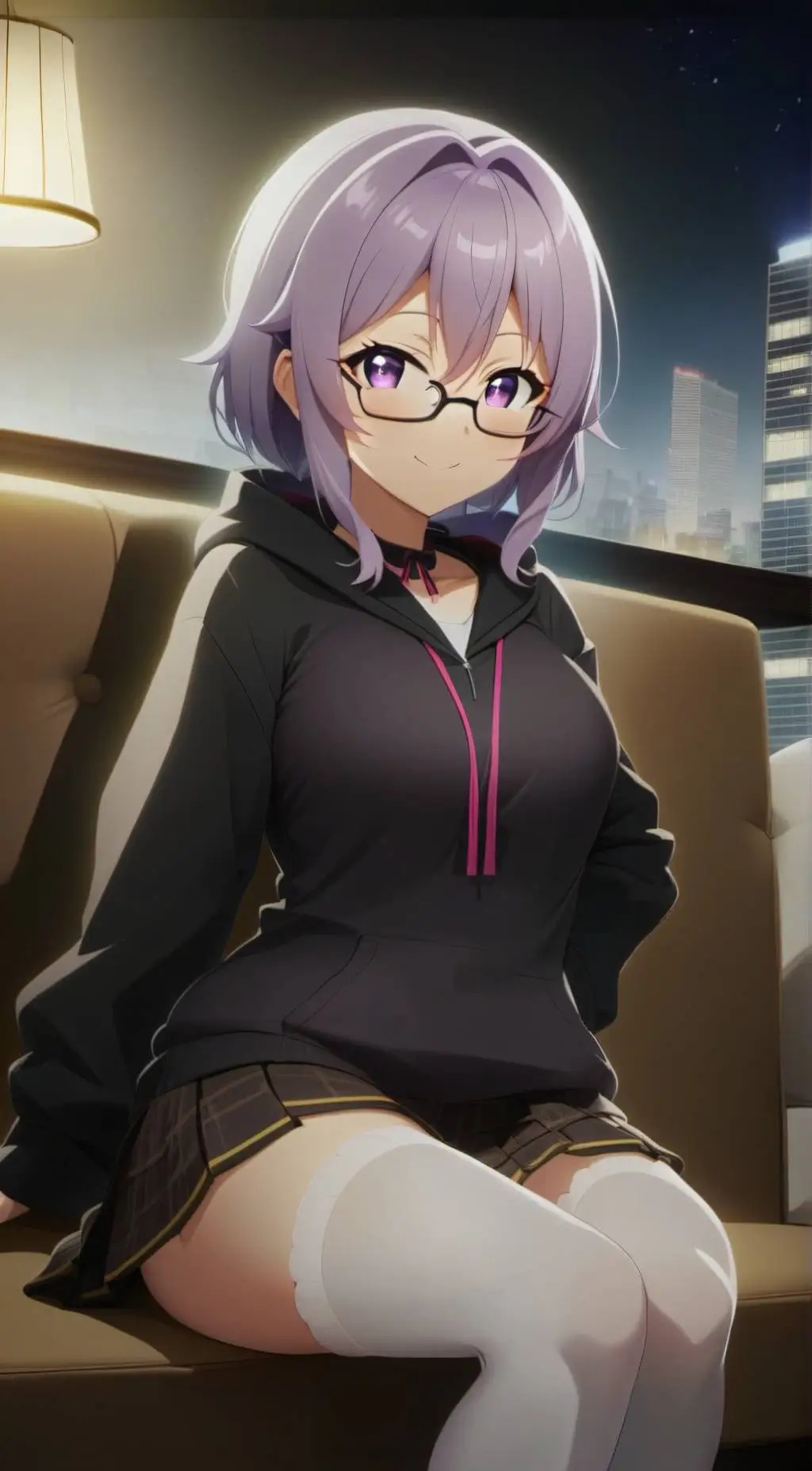 ai character: Comfy mochi  background