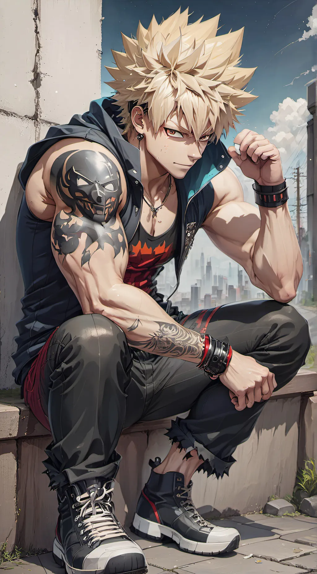 ai character: Katsuki/Kats background